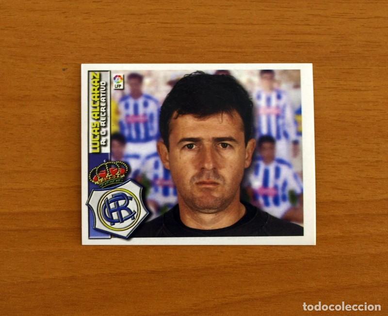 Cromos de f&uacute;tbol: Recreativo de Huelva - Lucas Alcaraz, Entrenador - Ediciones Este 2002-2003, 02-03 - Nunca pegado