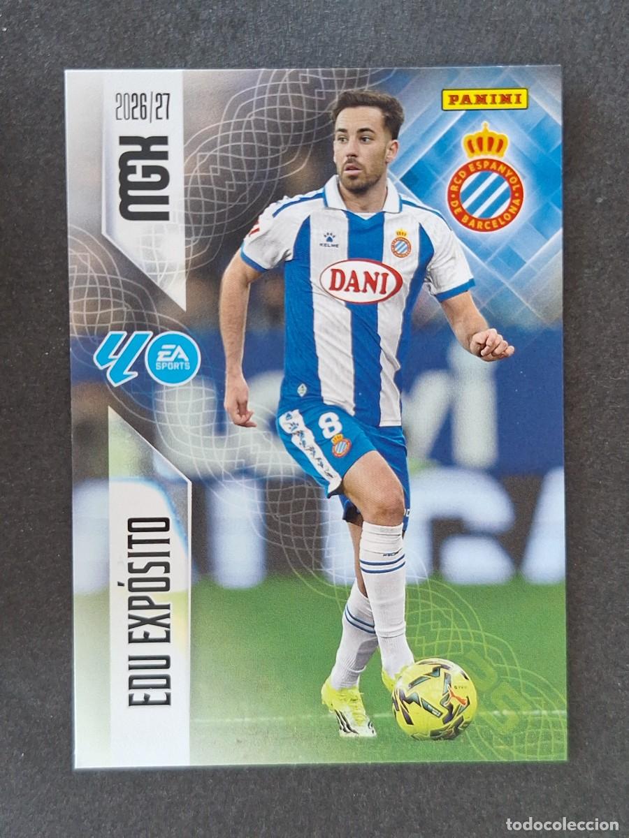 Cromos de f&uacute;tbol: L1 EDU EXPOSITO R. C. D. ESPA&Ntilde;OL 174 PANINI MEGACRACKS 2026 2027 26 27