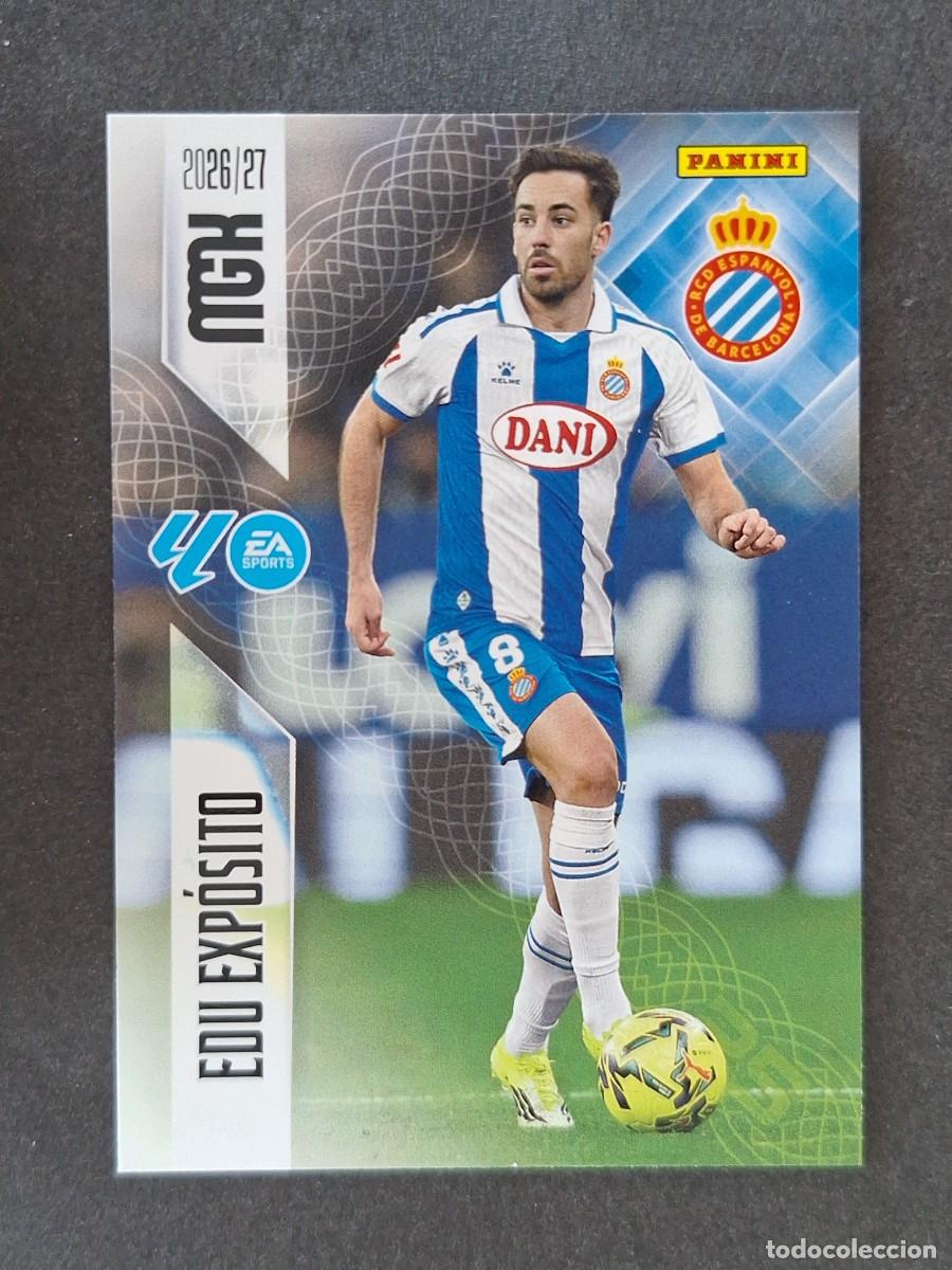 Cromos de f&uacute;tbol: L1 EDU EXPOSITO R. C. D. ESPA&Ntilde;OL 174 PANINI MEGACRACKS 2026 2027 26 27