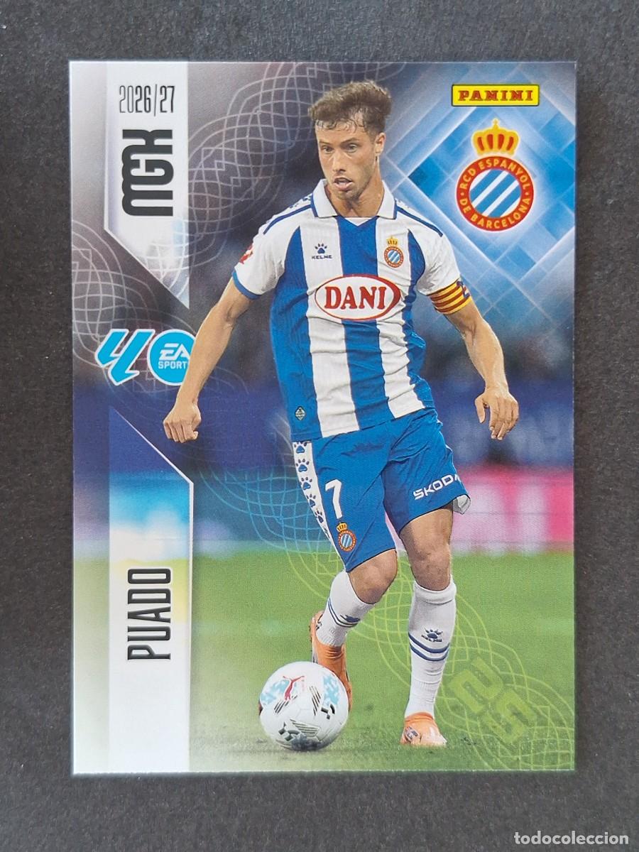 Cromos de f&uacute;tbol: L1 PUADO R. C. D. ESPA&Ntilde;OL 177 PANINI MEGACRACKS 2026 2027 26 27