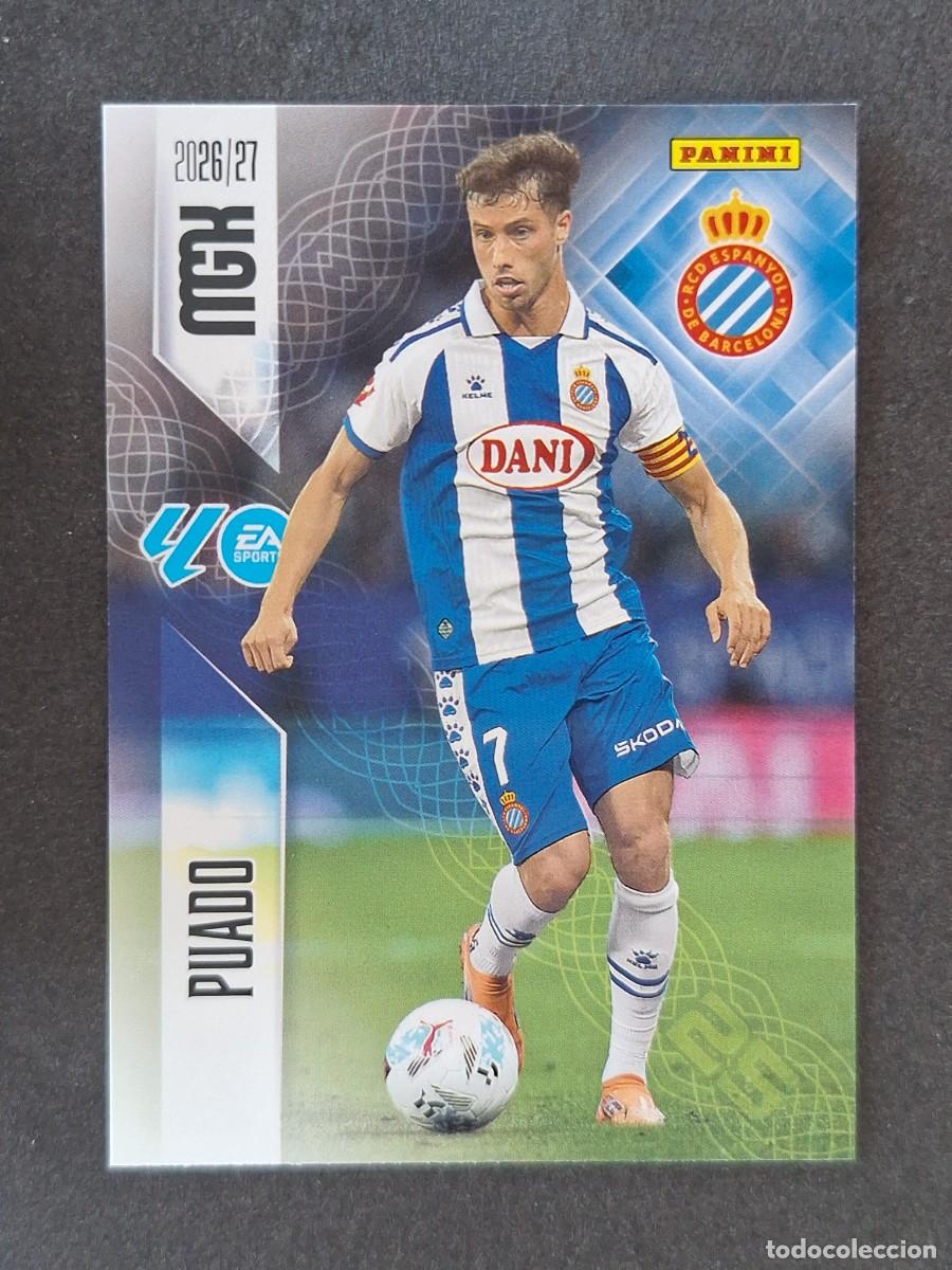 Cromos de f&uacute;tbol: L1 PUADO R. C. D. ESPA&Ntilde;OL 177 PANINI MEGACRACKS 2026 2027 26 27