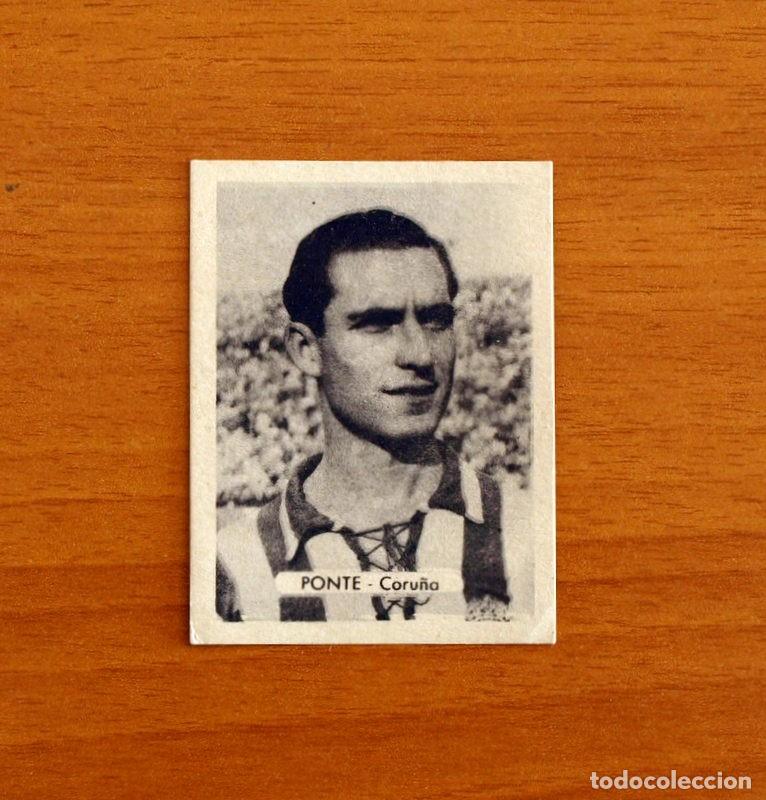 Cromos de f&uacute;tbol: Deportivo La Coru&ntilde;a - Ponte - Ruiz Romero 1950-1951, 50-51 - Nunca pegado