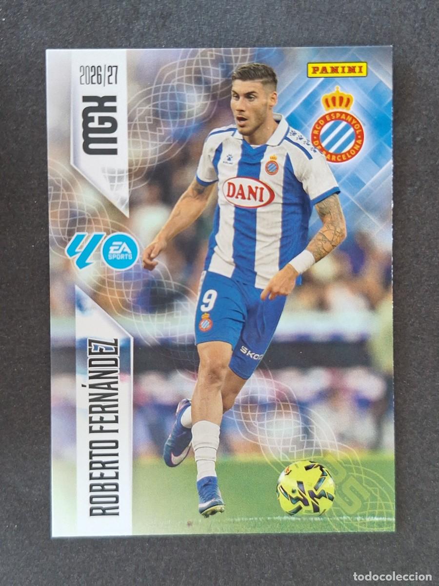 Cromos de f&uacute;tbol: L1 ROBERTO FERNANDEZ R. C. D. ESPA&Ntilde;OL 178 PANINI MEGACRACKS 2026 2027 26 27