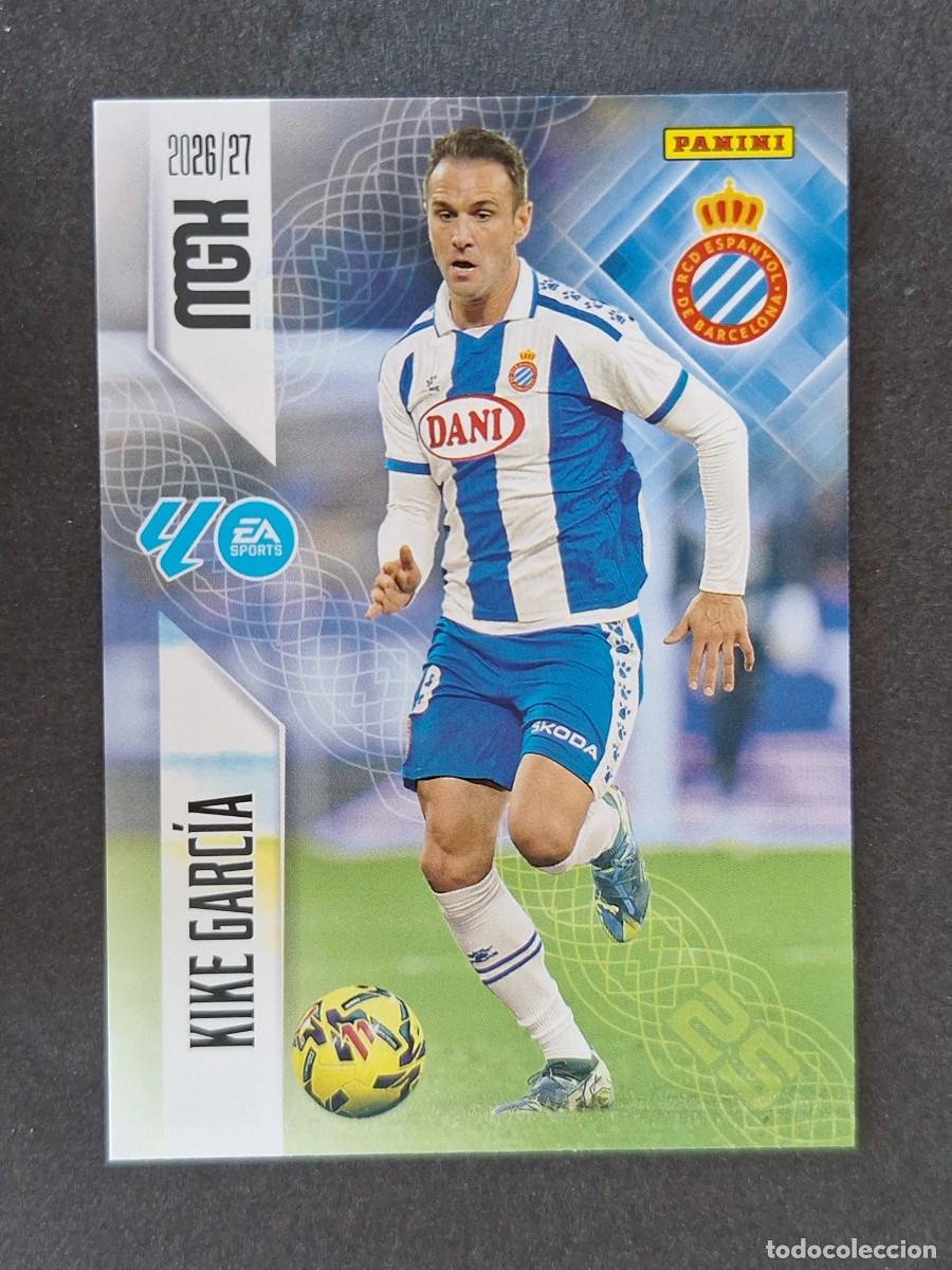 Cromos de f&uacute;tbol: L1 KIKE GARCIA R. C. D. ESPA&Ntilde;OL 179 PANINI MEGACRACKS 2026 2027 26 27