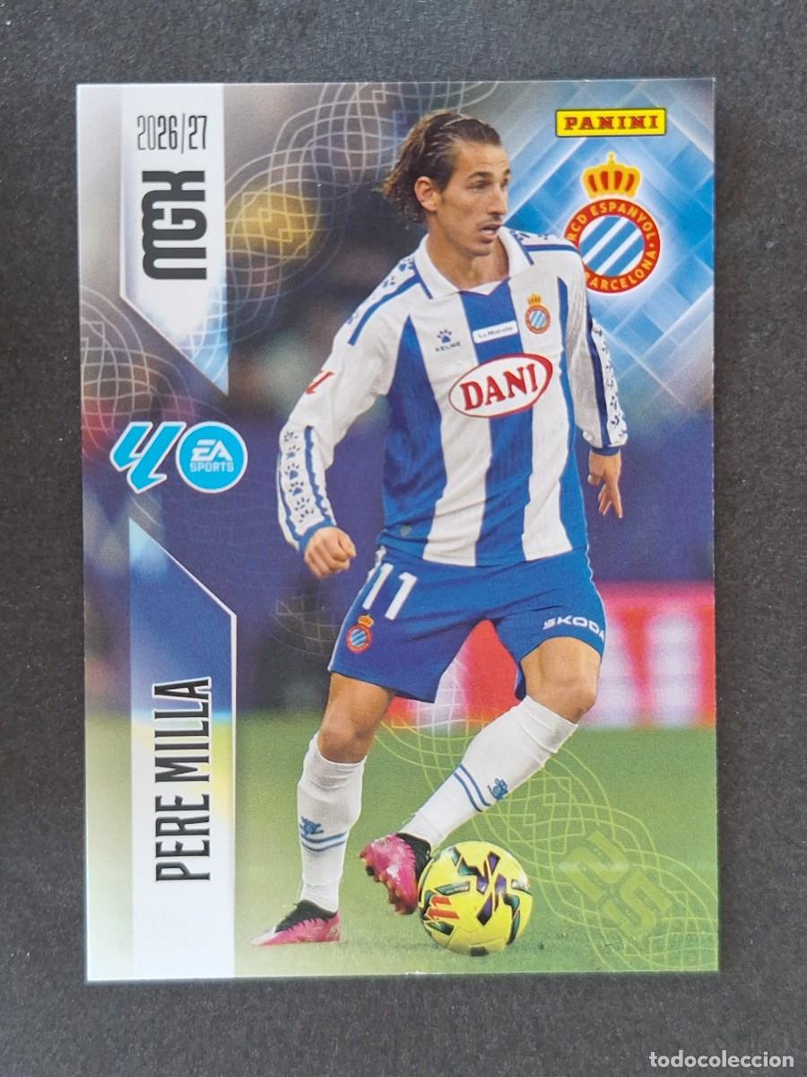 Cromos de f&uacute;tbol: L1 PERE MILLA R. C. D. ESPA&Ntilde;OL 180 PANINI MEGACRACKS 2026 2027 26 27