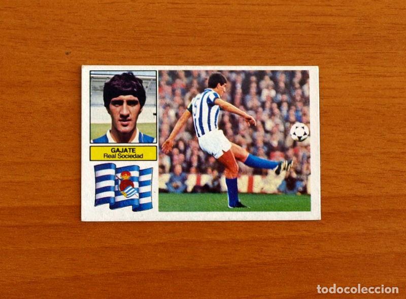 Cromos de f&uacute;tbol: Real Sociedad - Gajate - Ediciones Este Liga 1982-1983, 82-83 - Cromo Nunca pegado