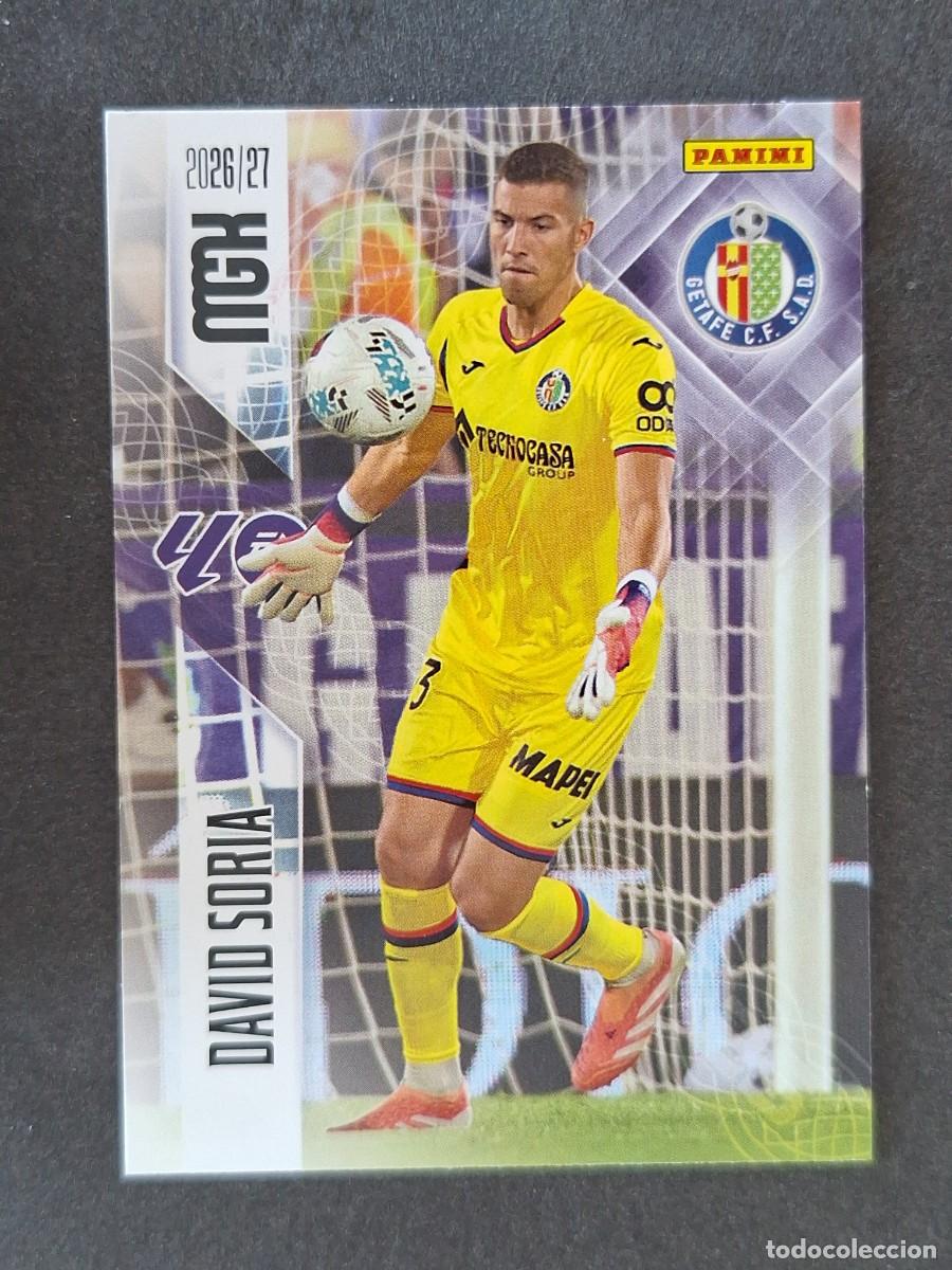 Cromos de f&uacute;tbol: L1 DAVID SORIA GETAFE C. F. 182 PANINI MEGACRACKS 2026 2027 26 27