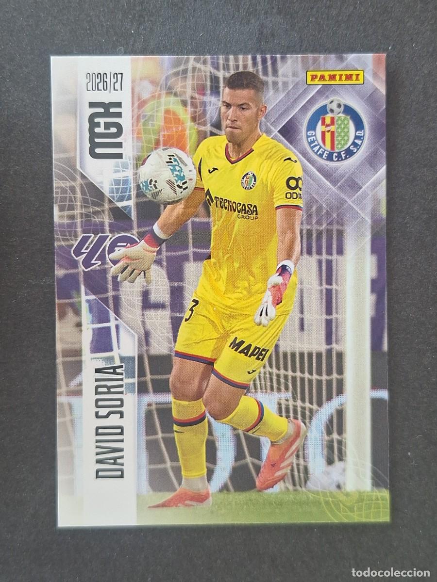Cromos de f&uacute;tbol: L1 DAVID SORIA GETAFE C. F. 182 PANINI MEGACRACKS 2026 2027 26 27