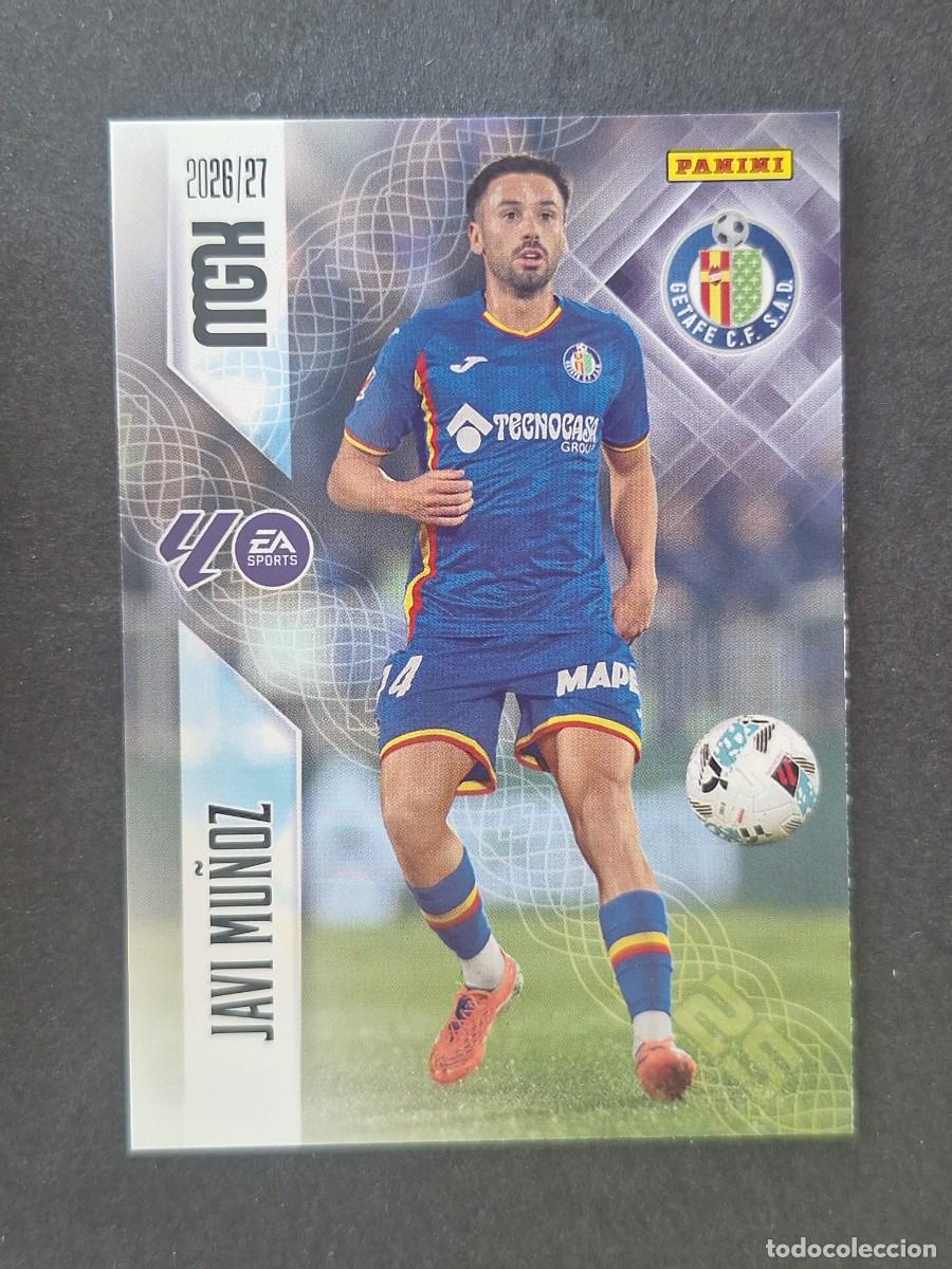 Cromos de f&uacute;tbol: L1 JAVI MU&Ntilde;OZ GETAFE C. F. 191 PANINI MEGACRACKS 2026 2027 26 27