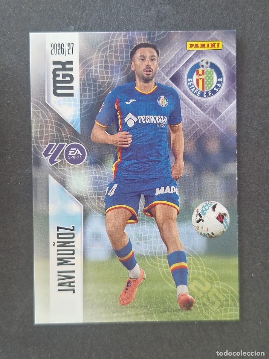 Cromos de f&uacute;tbol: L1 JAVI MU&Ntilde;OZ GETAFE C. F. 191 PANINI MEGACRACKS 2026 2027 26 27