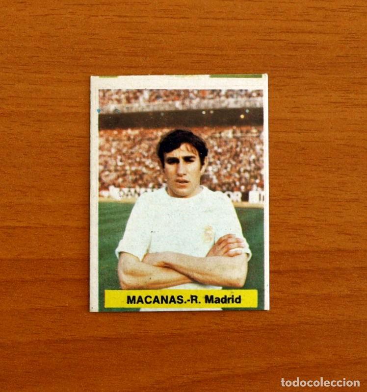 Cromos de f&uacute;tbol: Real Madrid - Macan&aacute;s - Editorial Fini MA 1975-1976, 75-76 - Nunca pegado