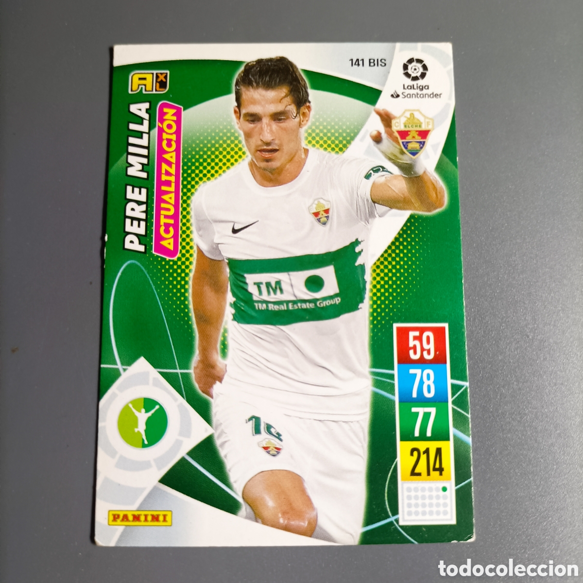Cromos de f&uacute;tbol: ADRENALYN. LIGA 2021-2022 (ELCHE) №142 BIS. PERE MILLA / ACTUALIZACI&Oacute;N