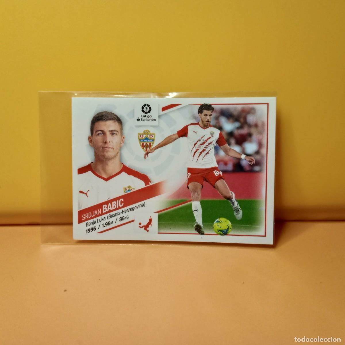 Cromos de f&uacute;tbol: EDICIONES ESTE 2022 2023 22 23 UD ALMER&Iacute;A BABIC 7