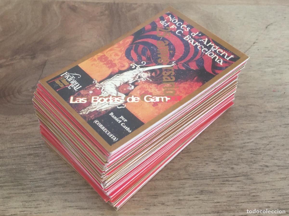 Figurine di Calcio: bar&ccedil;a coleccion lote cromos nunca pegados