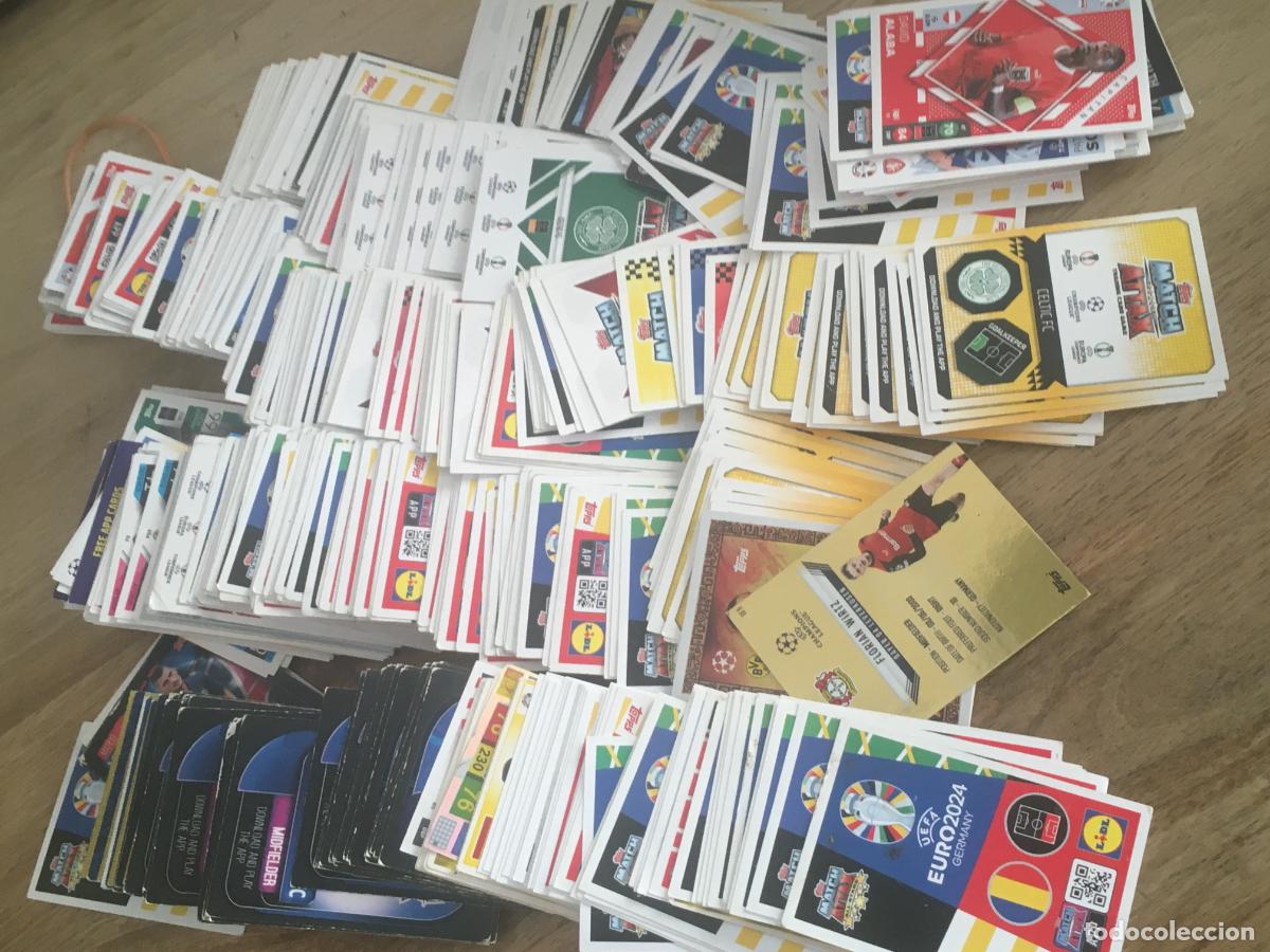 Football Stickers: match attax lote cromos nunca pegados de colecciones variadas