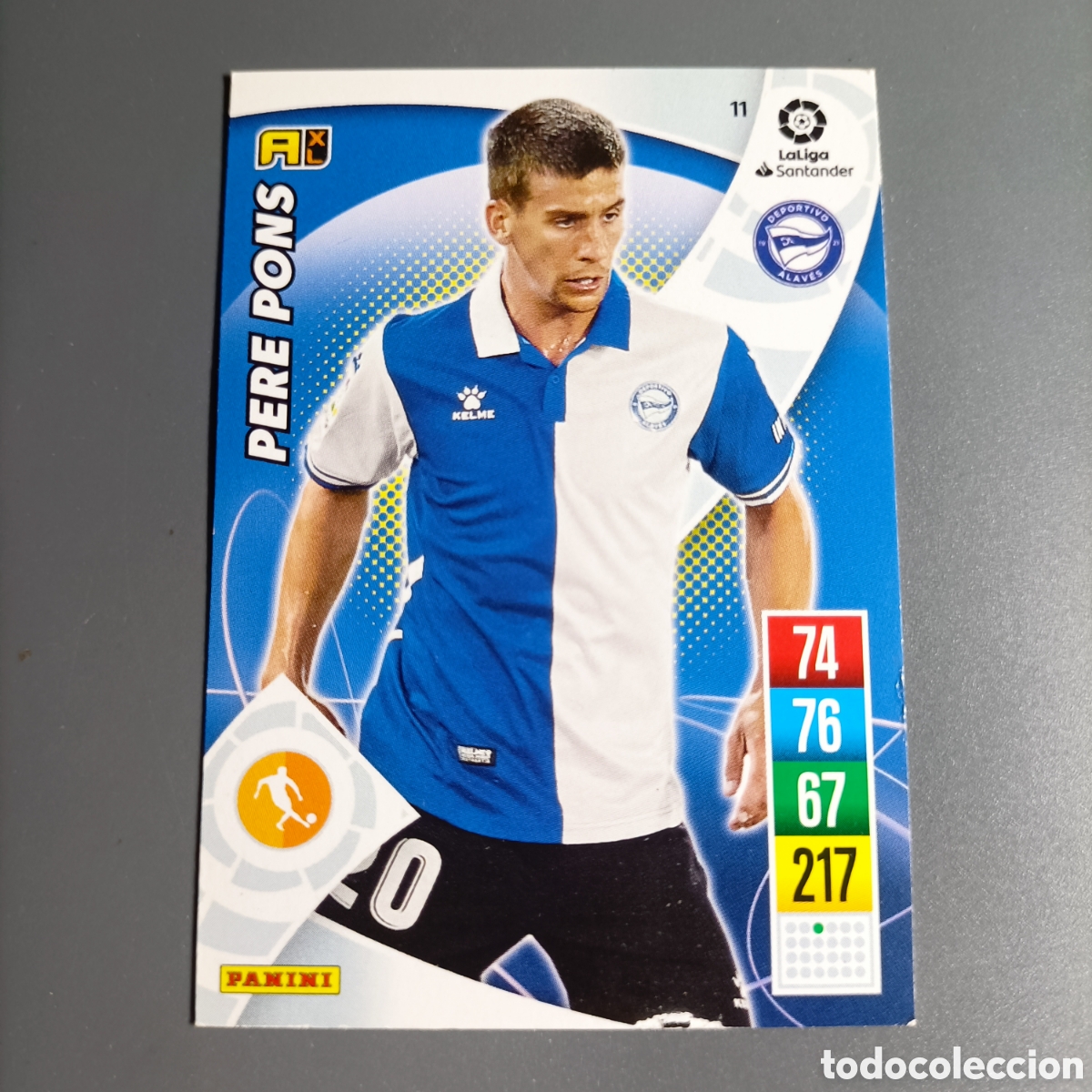 Cromos de f&uacute;tbol: ADRENALYN. LIGA 2021-2022 (ALAV&Eacute;S) №11 PERE PONS