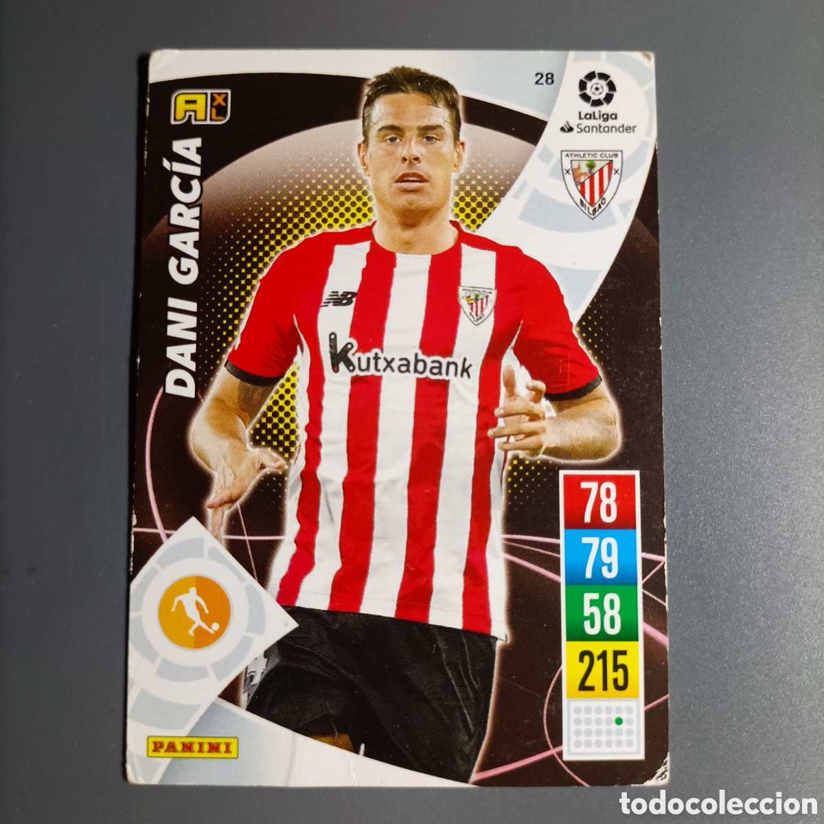Cromos de f&uacute;tbol: ADRENALYN. LIGA 2021-2022 (ATHLETIC) №28 DANI GARC&Iacute;A
