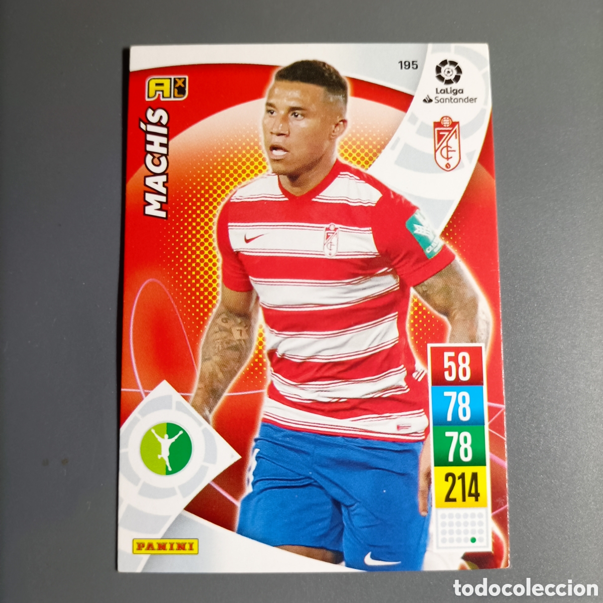 Cromos de f&uacute;tbol: ADRENALYN. LIGA 2021-2022 (GRANADA) №195 MACHIS
