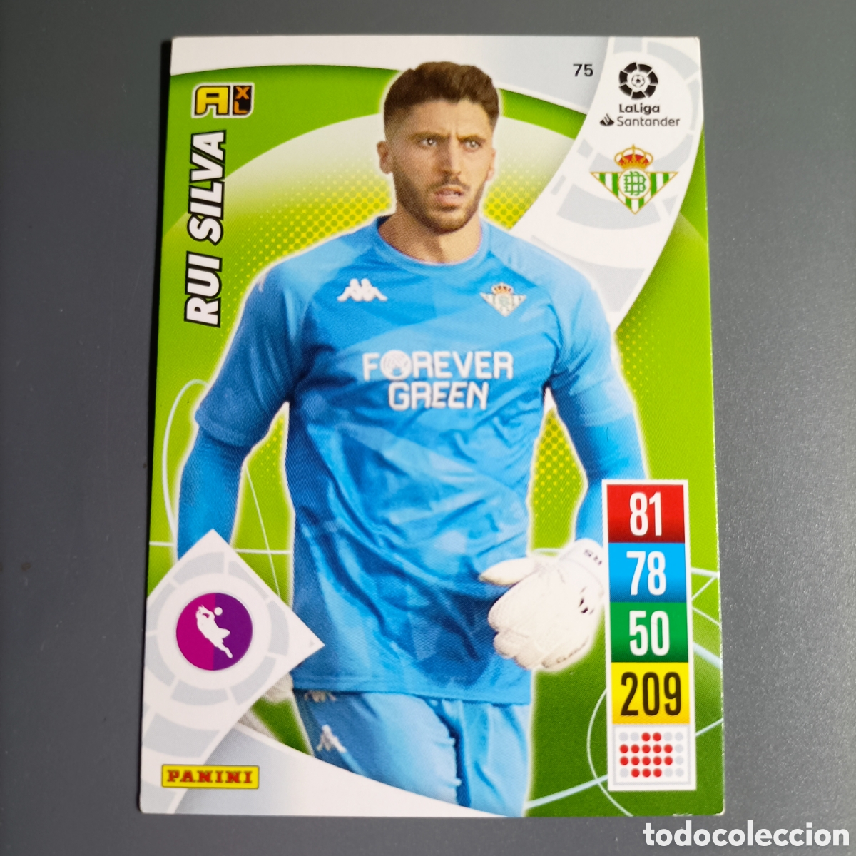 Cromos de f&uacute;tbol: ADRENALYN. LIGA 2021-2022 (BETIS) №75 RUI SILVA