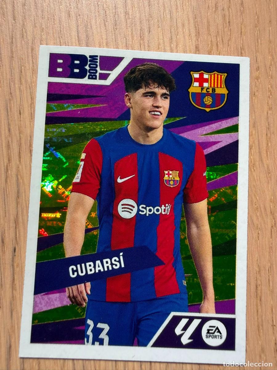 Fu&szlig;ball-Sticker: 3 BB BABY BOOM CUBARSI BARCELONA 24 25 2024 2025 LIGA EA SPORTS COLECCIONES ESTE SIN PEGAR STICKER