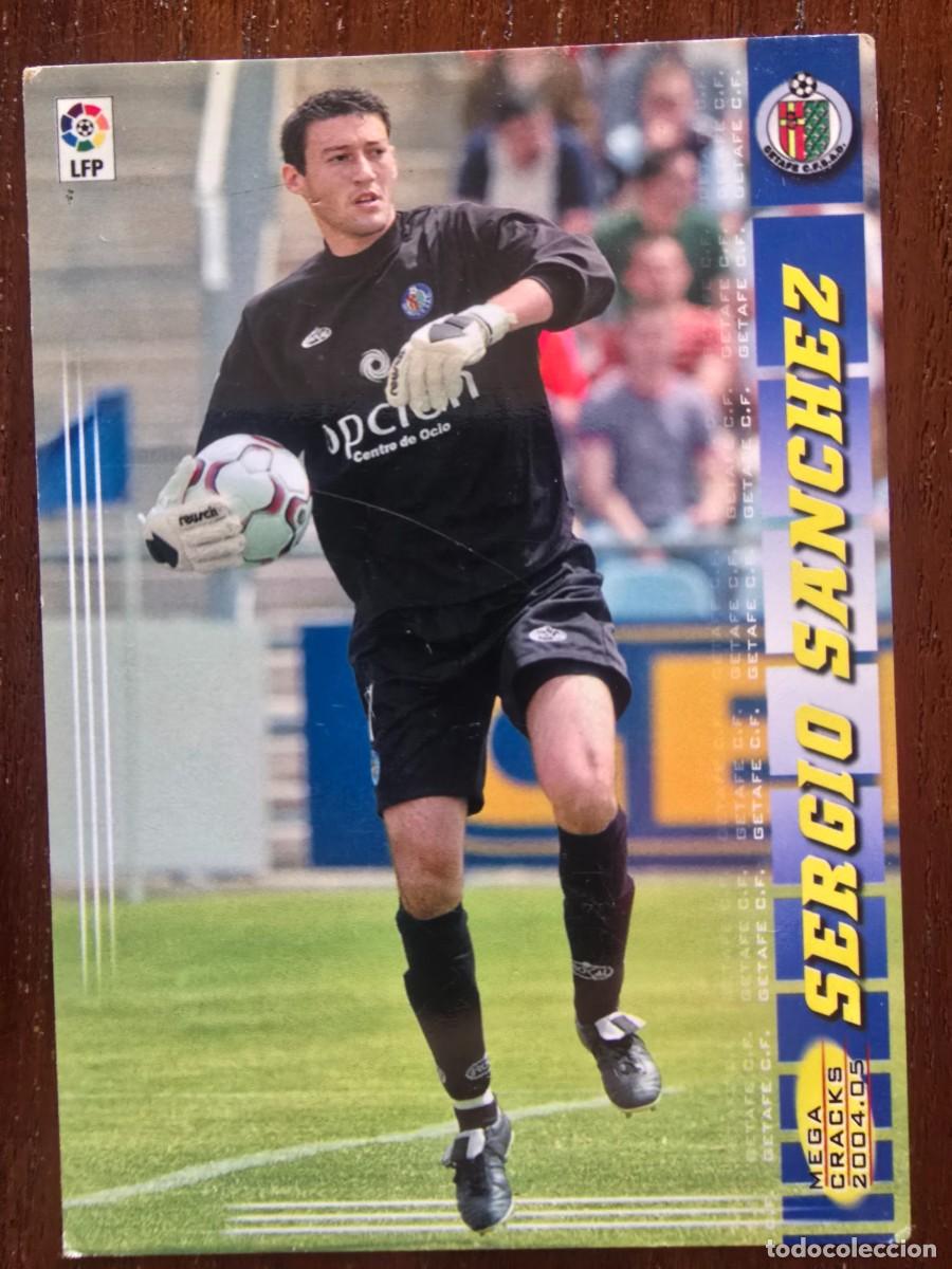Fu&szlig;ball-Sticker: Cromo Futbol Megacracks 128.Sergio Sanchez.Getafe.Liga 2004/05.Panini