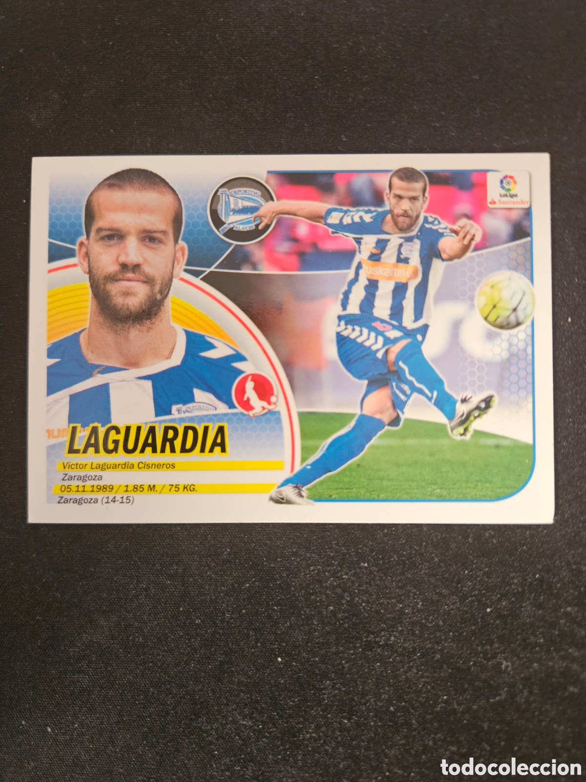 Cromos de Futebol: LAGUARDIA N&ordm; 4 DEPORTIVO ALAV&Eacute;S &ndash; LIGA ESTE 2016-17 PANINI 1/5