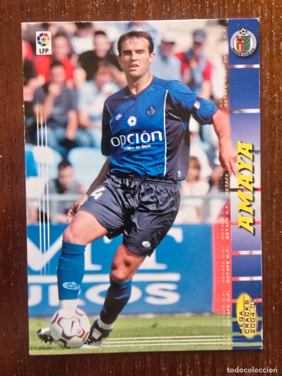Cromos de f&uacute;tbol: Cromo Futbol Megacracks 131.Amaya.Getafe.Liga 2004/05.Panini