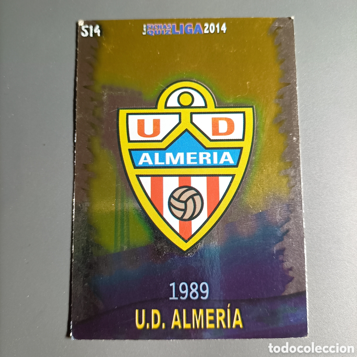 Cromos de f&uacute;tbol: MUNDICROMO. LIGA 2013-2014 (ALMER&Iacute;A) №514 ESCUDO