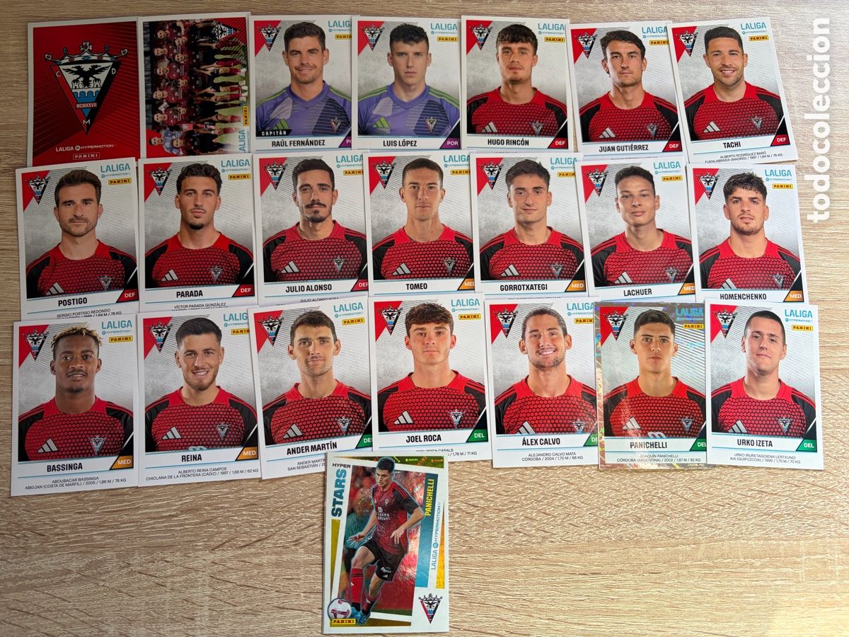 Cartes &agrave; collectionner de Football: MIRAND&Eacute;S SET COMPLETO LIGA HYPERMOTION SEGUNDA DIVISI&Oacute;N 2024 2025 24 25 PANINI
