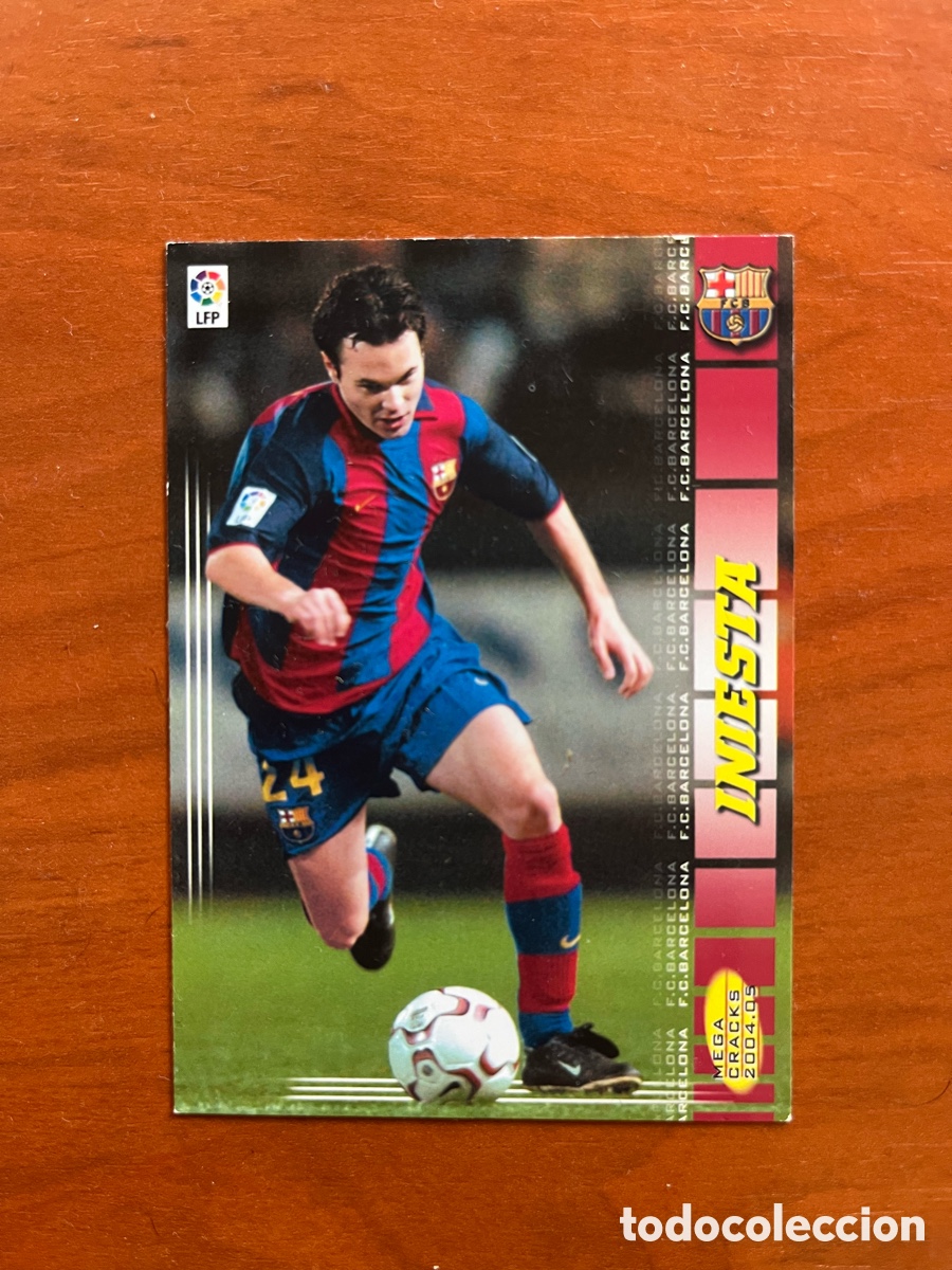 Fu&szlig;ball-Sticker: INIESTA 67 (BARCELONA) PANINI MEGACRACKS 2004-2005 04 05 CROMO