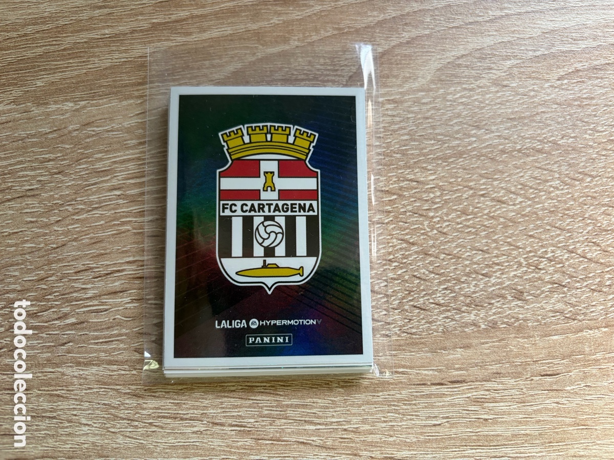 Cromos de f&uacute;tbol: CARTAGENA SET COMPLETO LIGA HYPERMOTION SEGUNDA DIVISI&Oacute;N 2024 2025 24 25 PANINI