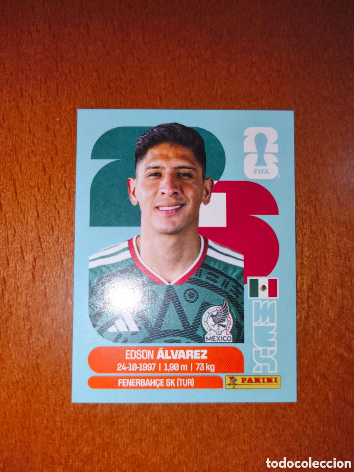 Football Stickers: MEX10 Edson &Aacute;lvarez Fifa World Cup 2026 M&eacute;xico