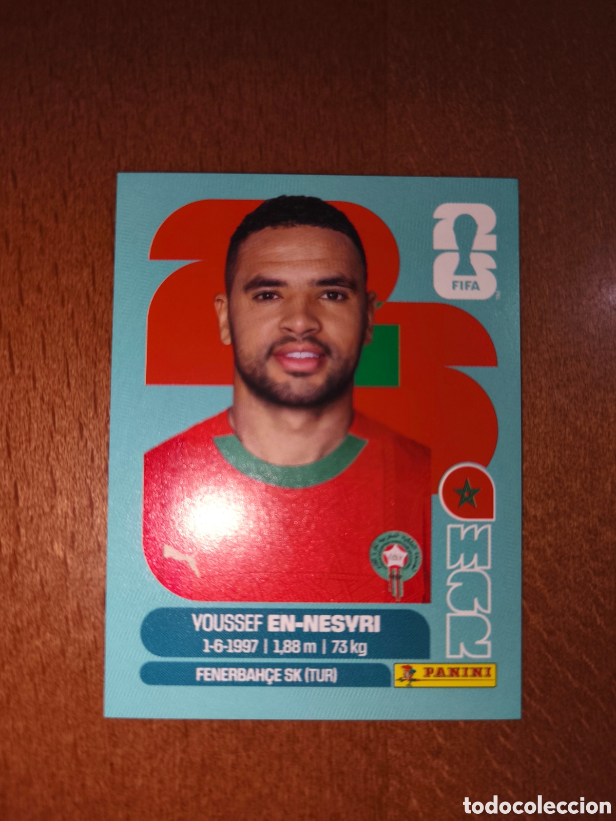 Football Stickers: MAR16 Youssef En-Nesyri Fifa World Cup 2026 Marruecos