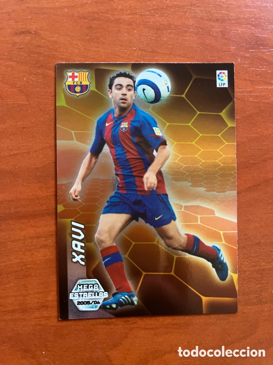 Football Stickers: XAVI FC BARCELONA MEGA ESTRELLAS 377 MEGACRACKS 2005 - 2006 05 - 06 PANINI