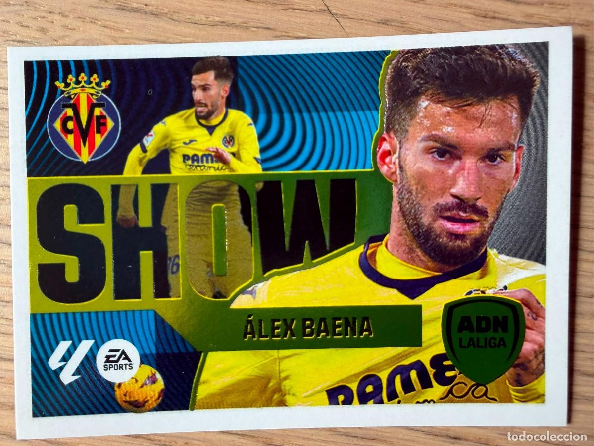 Cromos de f&uacute;tbol: 1 ADN LIGA SHOW BAENA VILLARREAL 24 25 2024 2025 LIGA EA SPORTS COLECCIONES ESTE SIN PEGAR STICKER