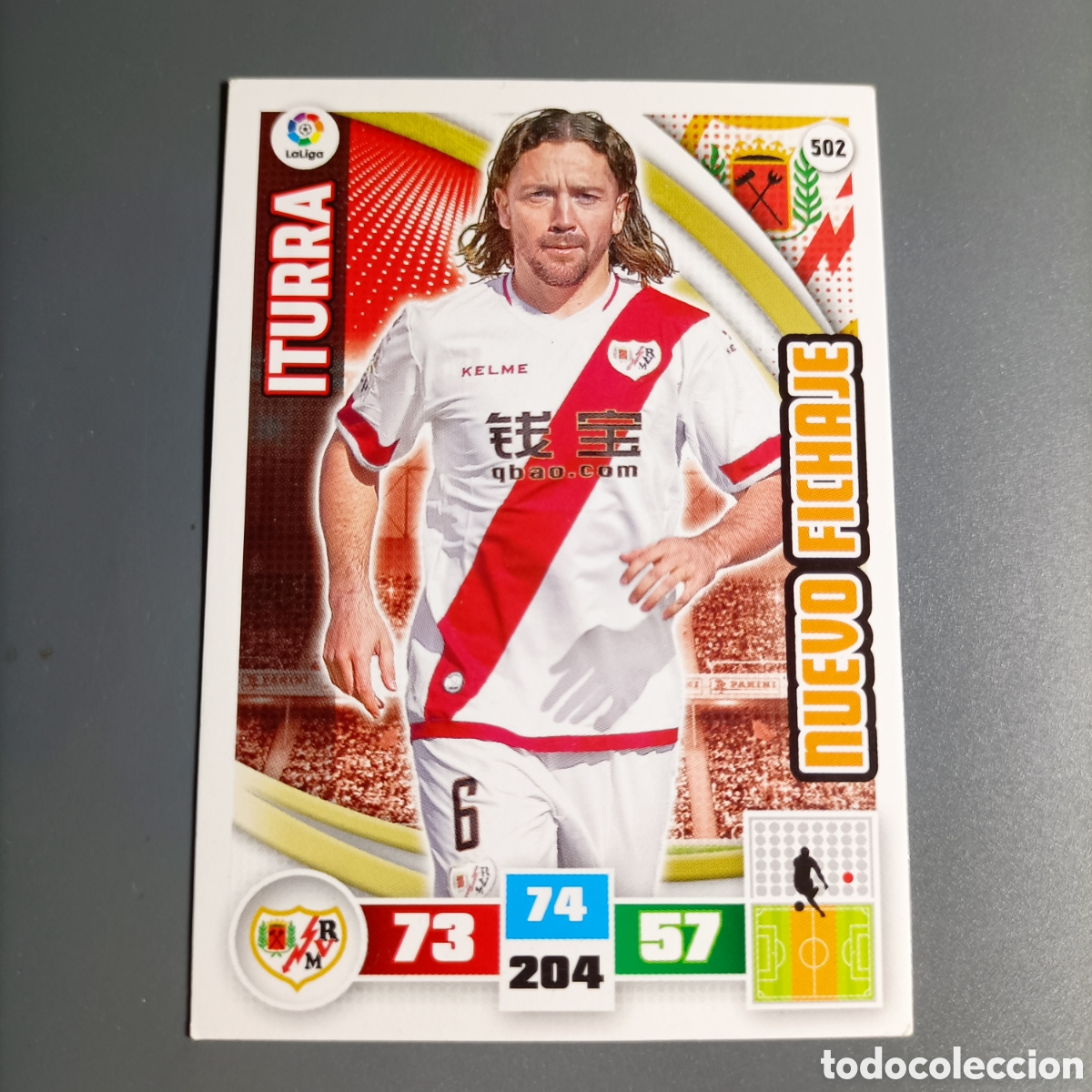 Cromos de f&uacute;tbol: ADRENALYN. LIGA 2015-2016 (RAYO) №502 ITURRA / NUEVO FICHAJE