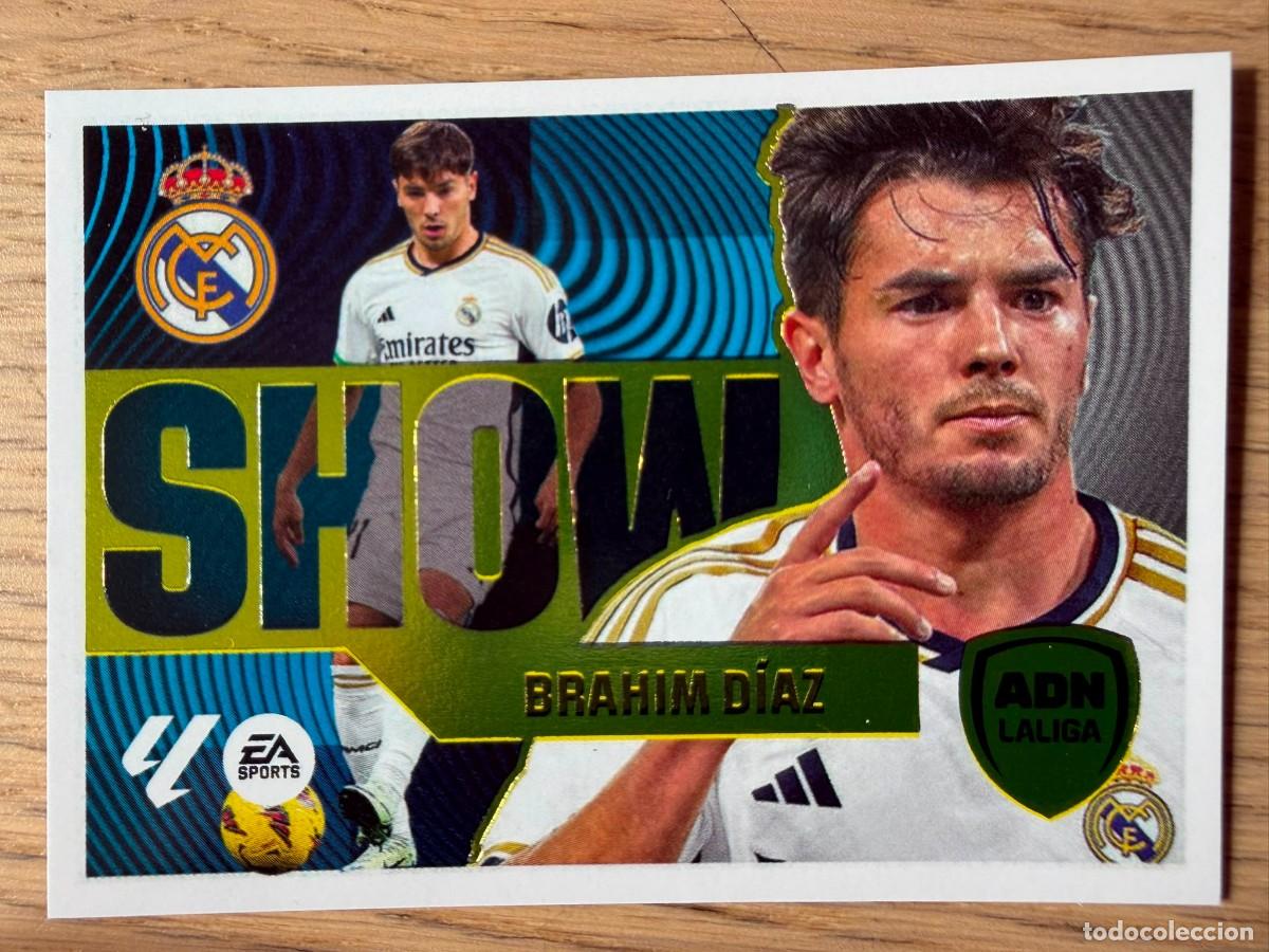 Cromos de f&uacute;tbol: 3 ADN LIGA SHOW BRAHIM DIAZ REAL MADRID 24 25 2024 2025 LIGA EA SPORTS COLECCIONES ESTE SIN PEGAR