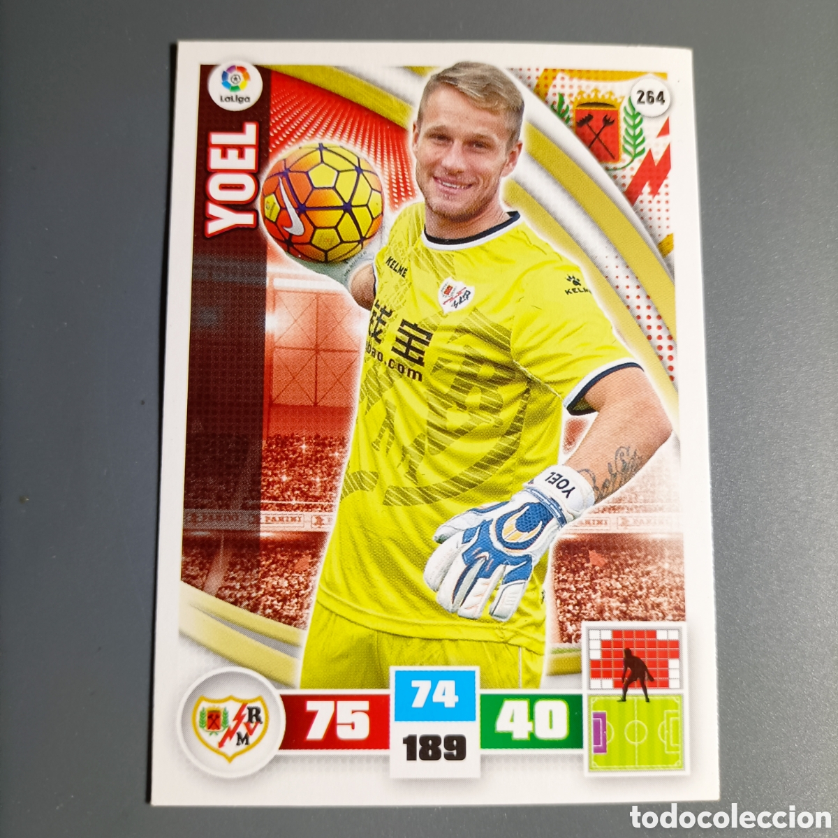 Cromos de f&uacute;tbol: ADRENALYN. LIGA 2015-2016 (RAYO) №264 YOEL