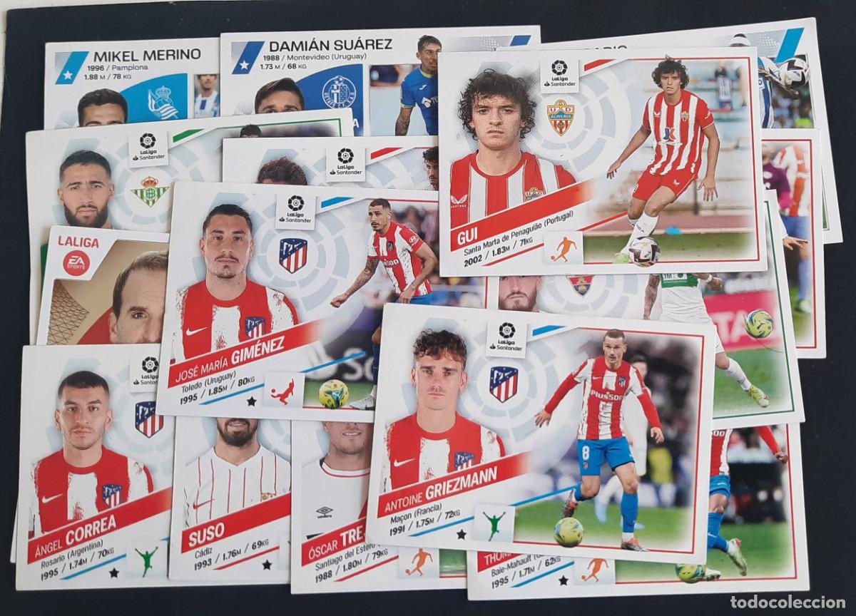 Cromos de f&uacute;tbol: T01 - COLECCI&Oacute;N LIGA SANTANDER LOTE 14 CROMOS SIN REPETIR 2022-2023