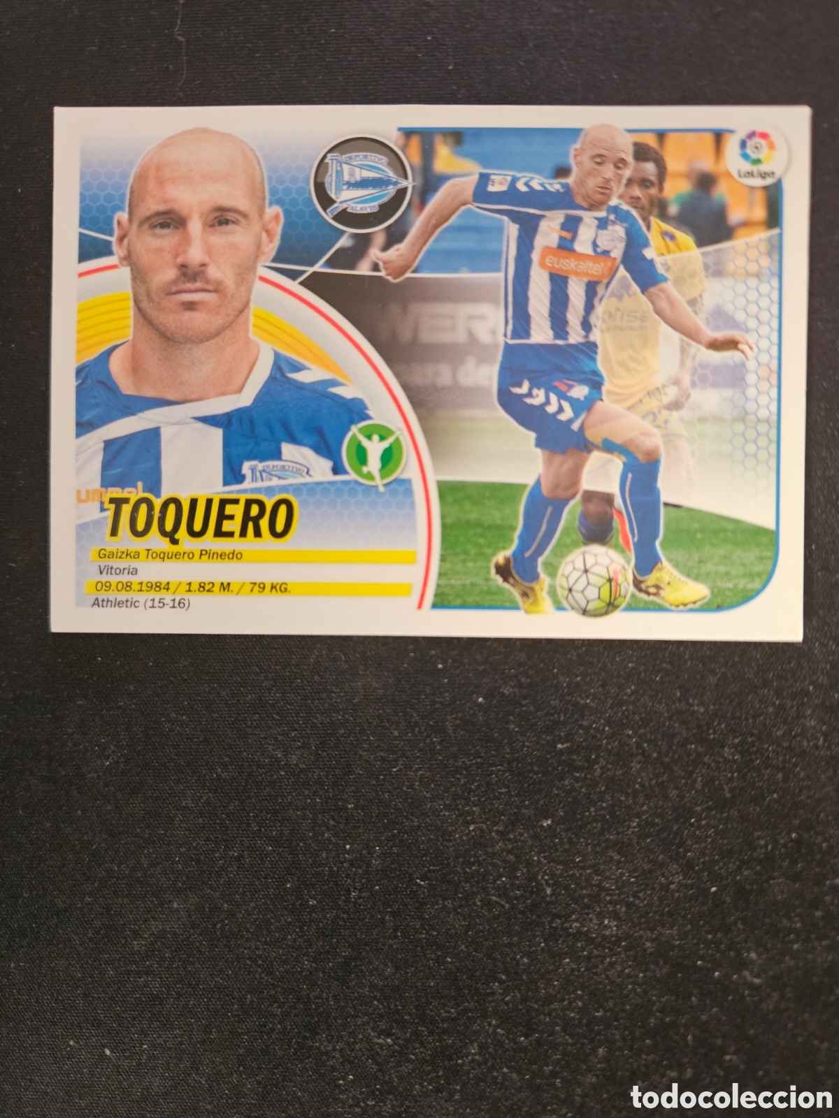 Cromos de f&uacute;tbol: TOQUERO N&ordm; 16 DEPORTIVO ALAV&Eacute;S &ndash; LIGA ESTE 2016-17 PANINI &ndash; NUEVOS I &ndash; LOGO LALIGA