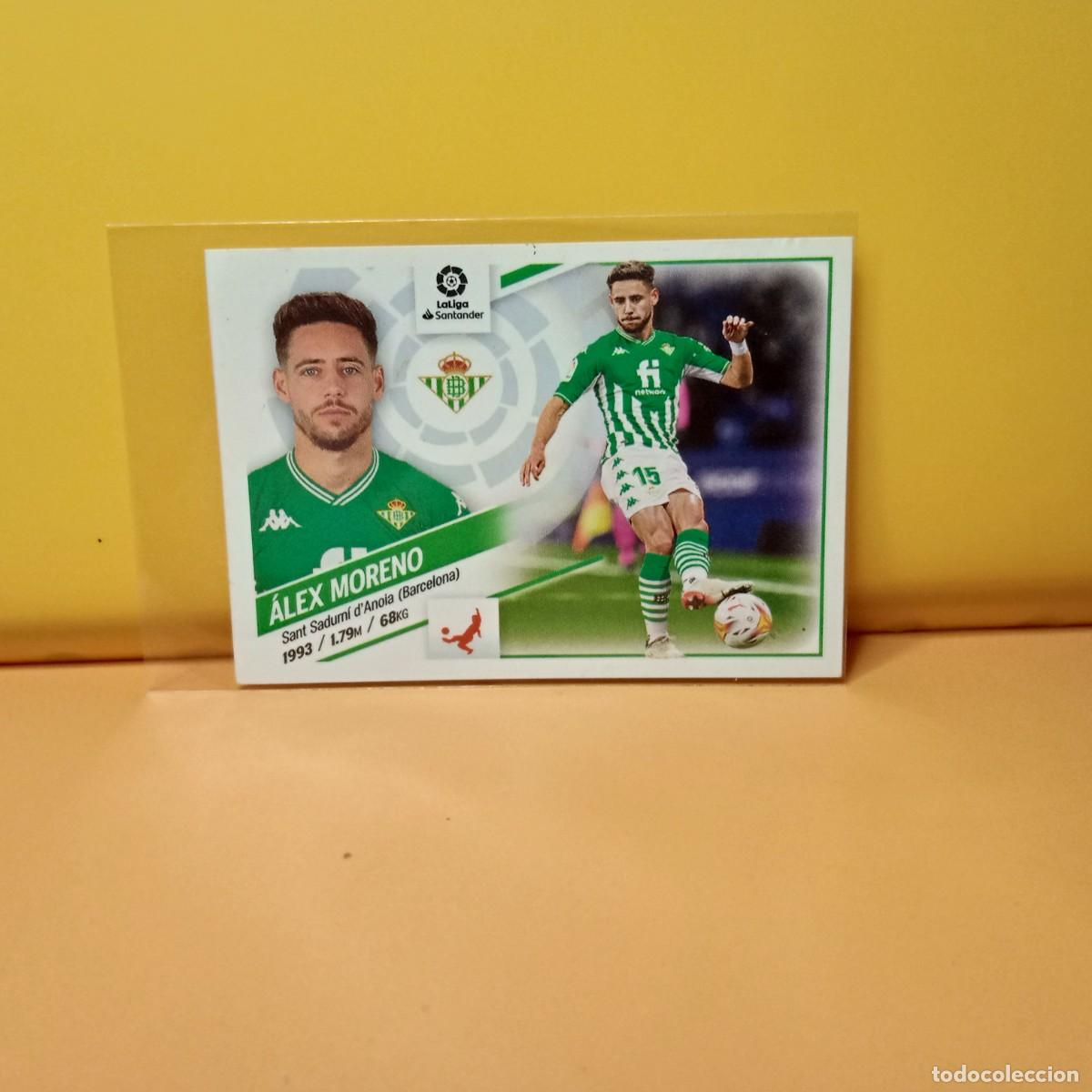 Cromos de f&uacute;tbol: EDICIONES ESTE 2022 2023 22 23 REAL BETIS &Aacute;LEX MORENO 11