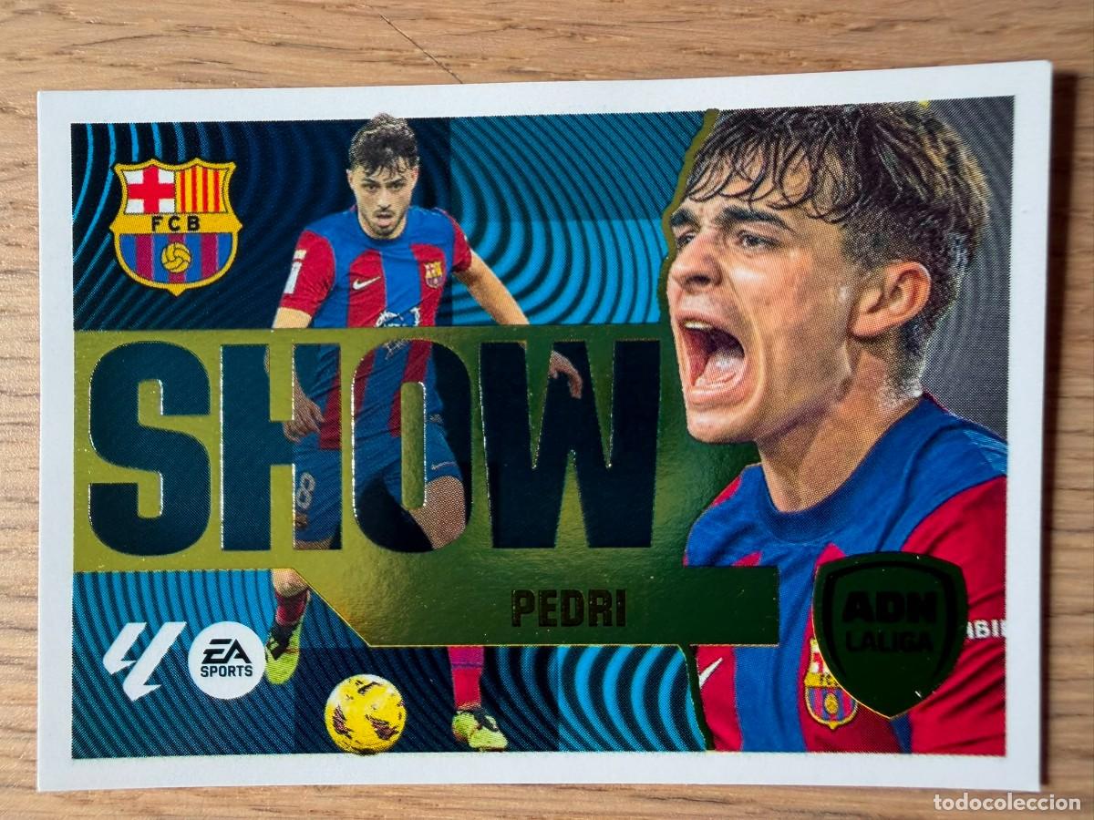 Cromos de f&uacute;tbol: 9 ADN LIGA SHOW PEDRI BARCELONA 24 25 2024 2025 LIGA EA SPORTS COLECCIONES ESTE SIN PEGAR STICKER