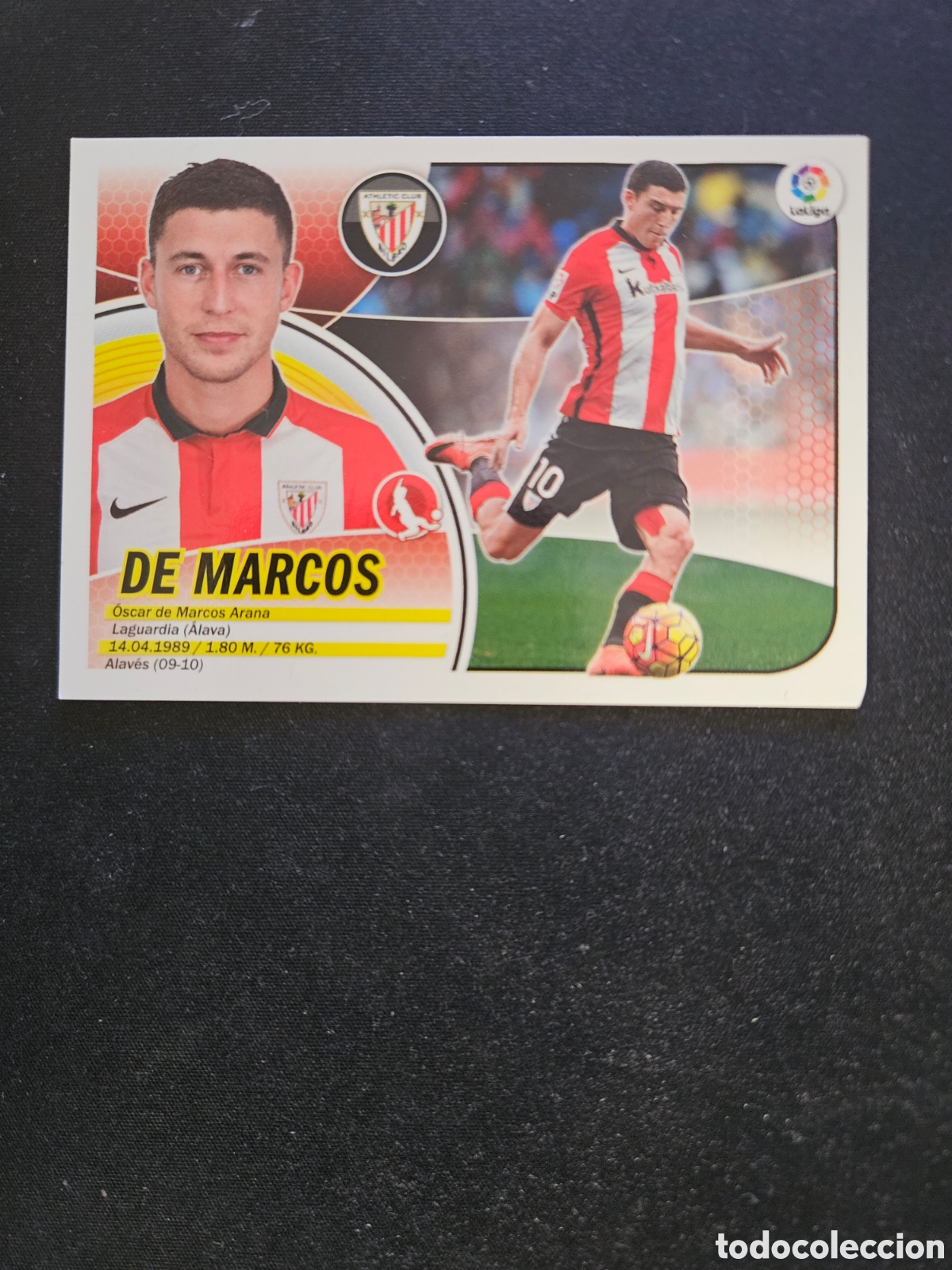 Cromos de f&uacute;tbol: DE MARCOS N&ordm; 3 ATHLETIC CLUB &ndash; LIGA ESTE 2016-17 PANINI - 1&ordf; EDICI&Oacute;N