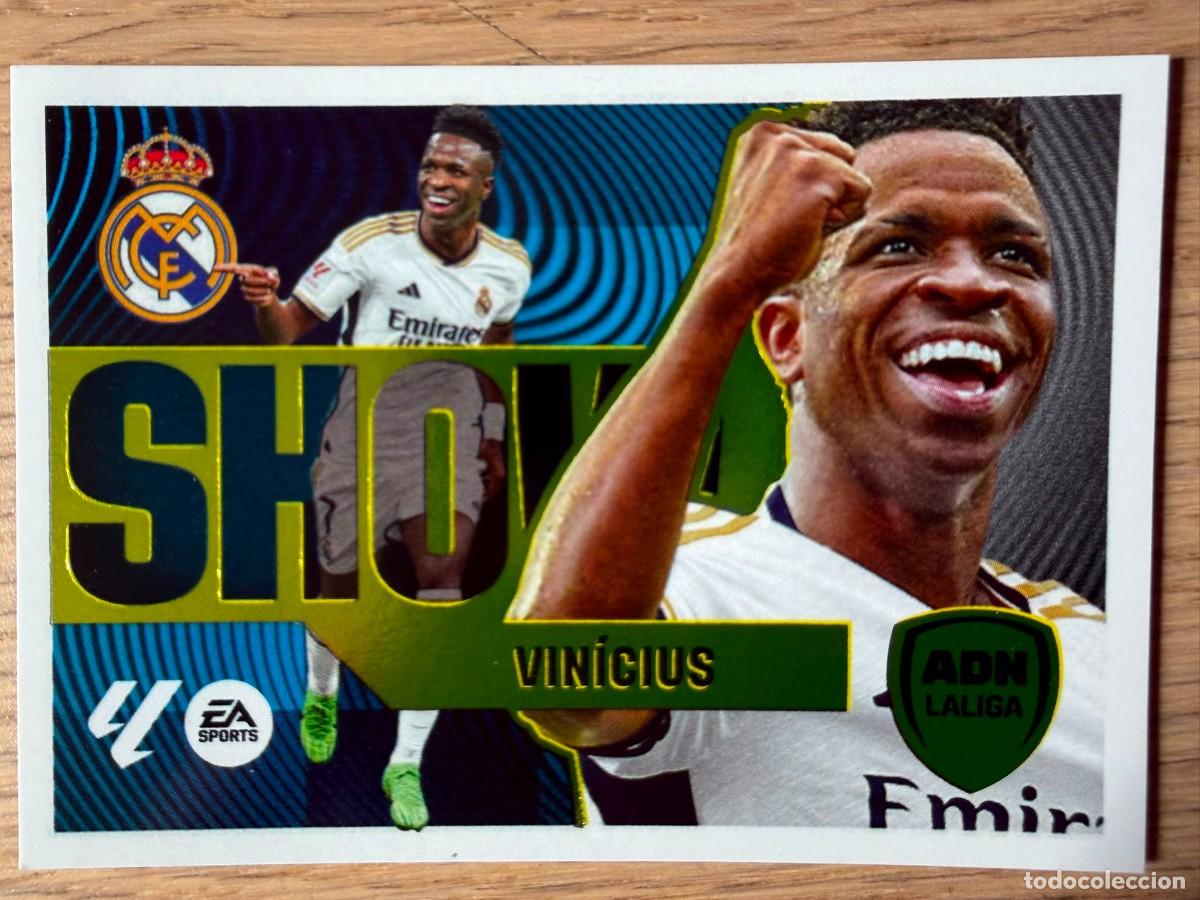 Cromos de f&uacute;tbol: 14 ADN LIGA SHOW VINICIUS REAL MADRID 24 25 2024 2025 LIGA EA SPORTS COLECCIONES ESTE SIN PEGAR