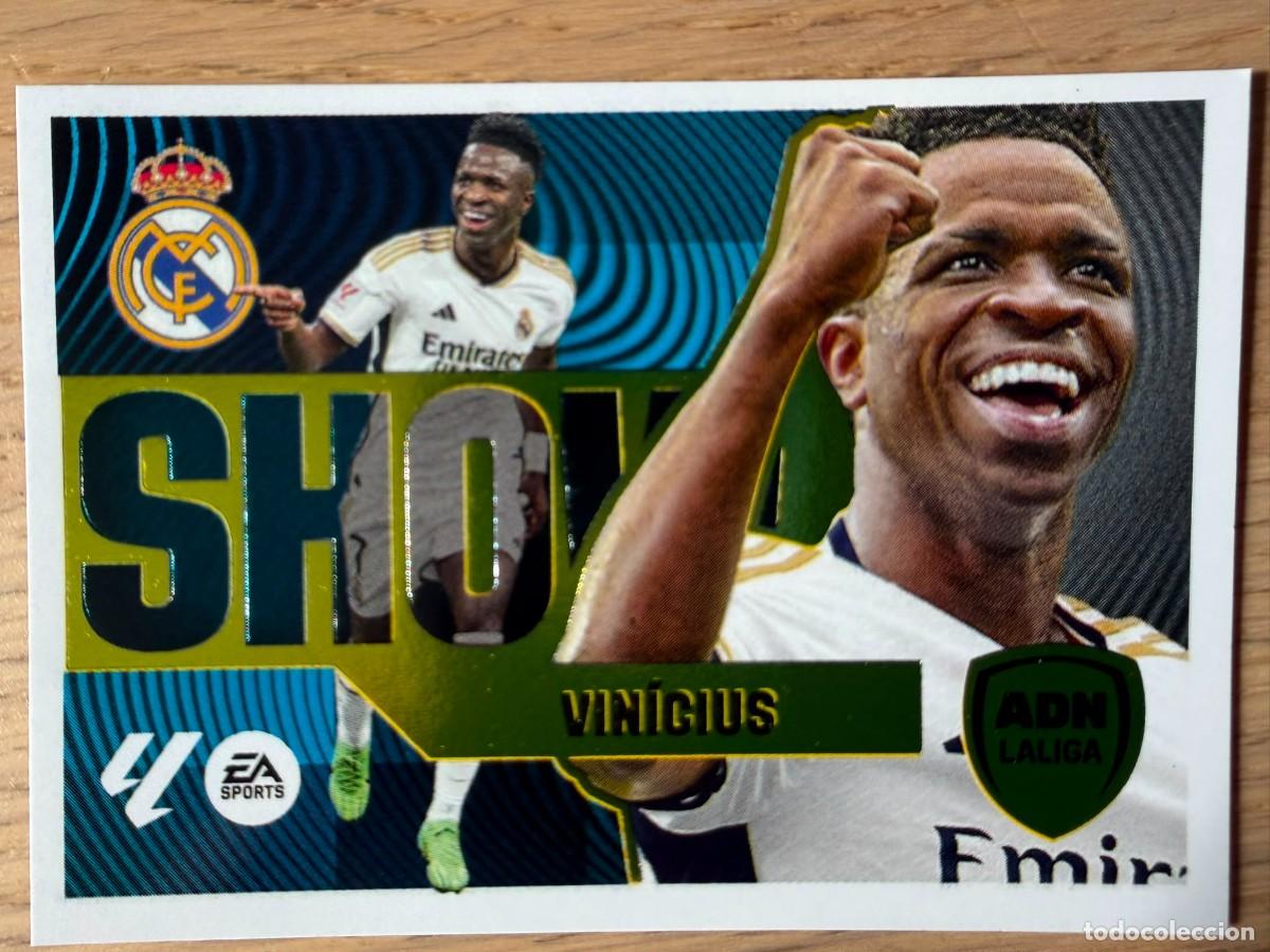 Cromos de f&uacute;tbol: 14 ADN LIGA SHOW VINICIUS REAL MADRID 24 25 2024 2025 LIGA EA SPORTS COLECCIONES ESTE SIN PEGAR