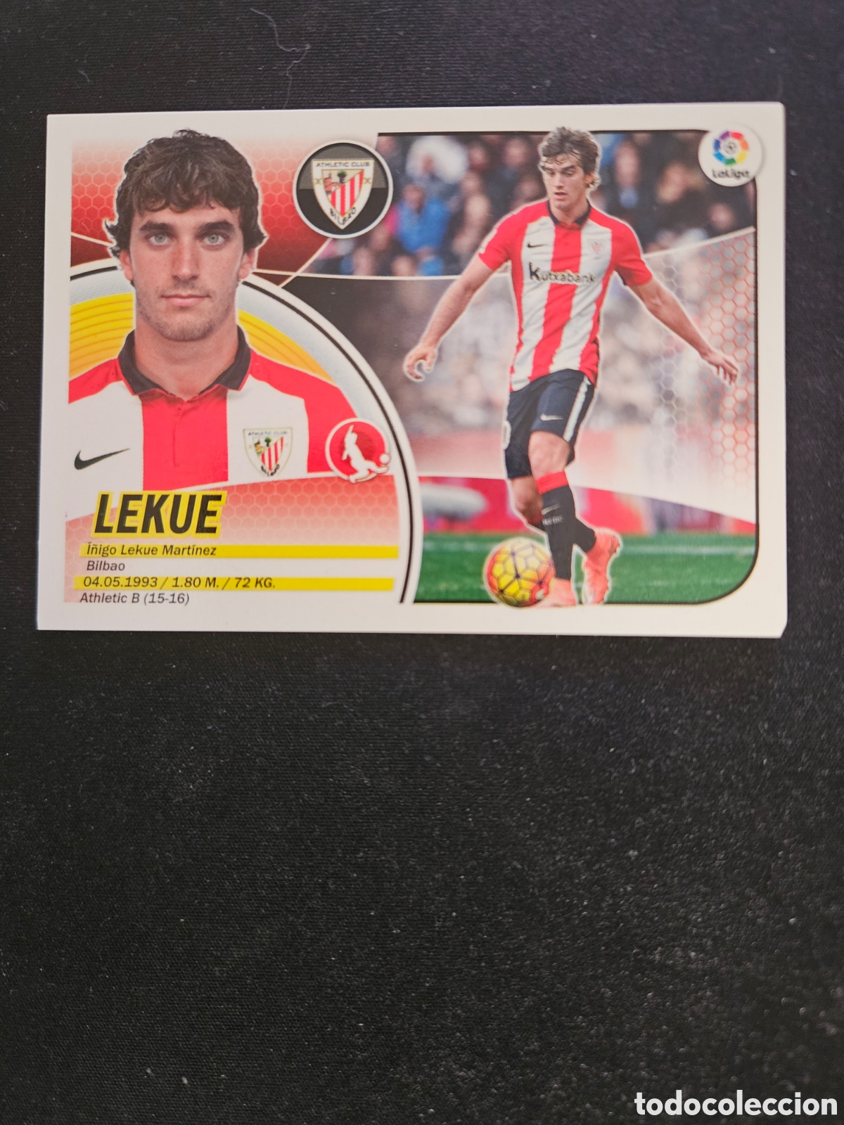 Cromos de f&uacute;tbol: LEKUE N&ordm; 4B ATHLETIC CLUB &ndash; LIGA ESTE 2016-17 PANINI