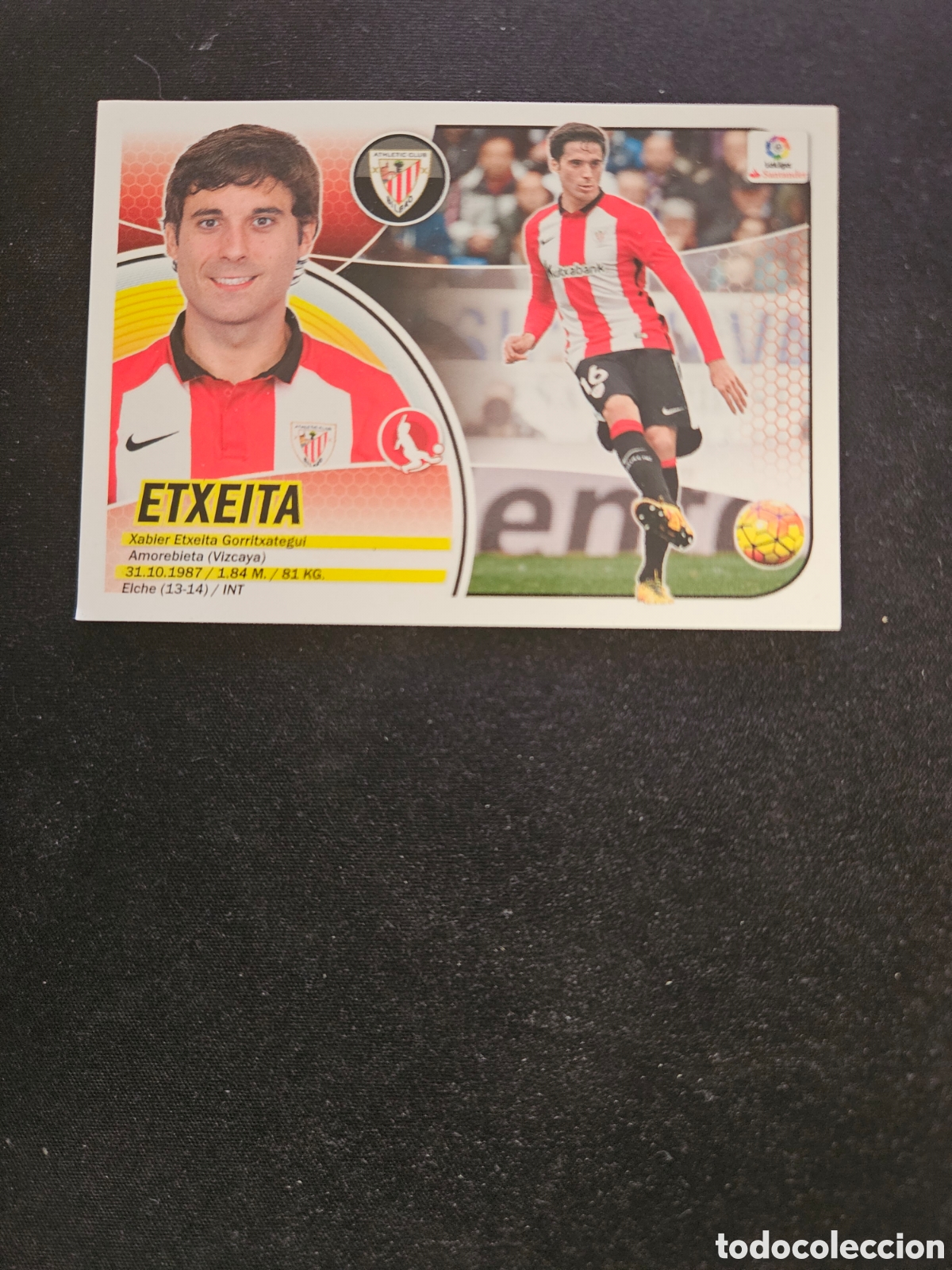 Cromos de f&uacute;tbol: ETXEITA N&ordm; 6 ATHLETIC CLUB &ndash; LIGA ESTE 2016-17 PANINI 1/4