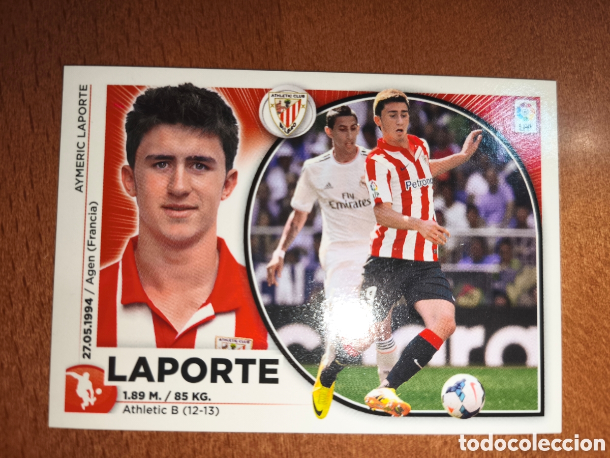 Cromos de Futebol: Laporte n&deg;4 liga este 14/15 Athletic Club