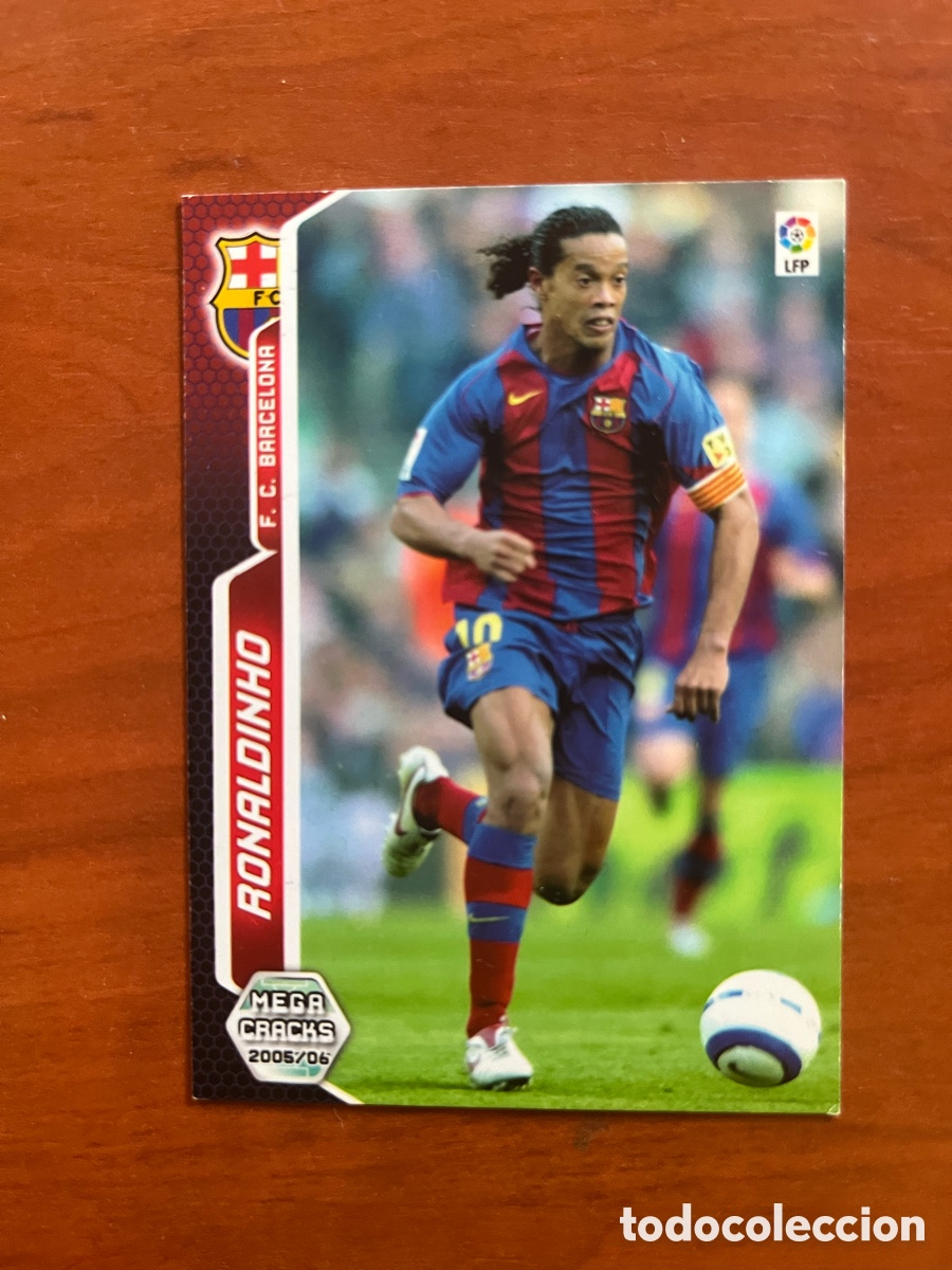 Cromos de Futebol: RONALDINHO n&ordm; 69 MEGACRACKS 2005 2006 PANINI FC BARCELONA 05 06