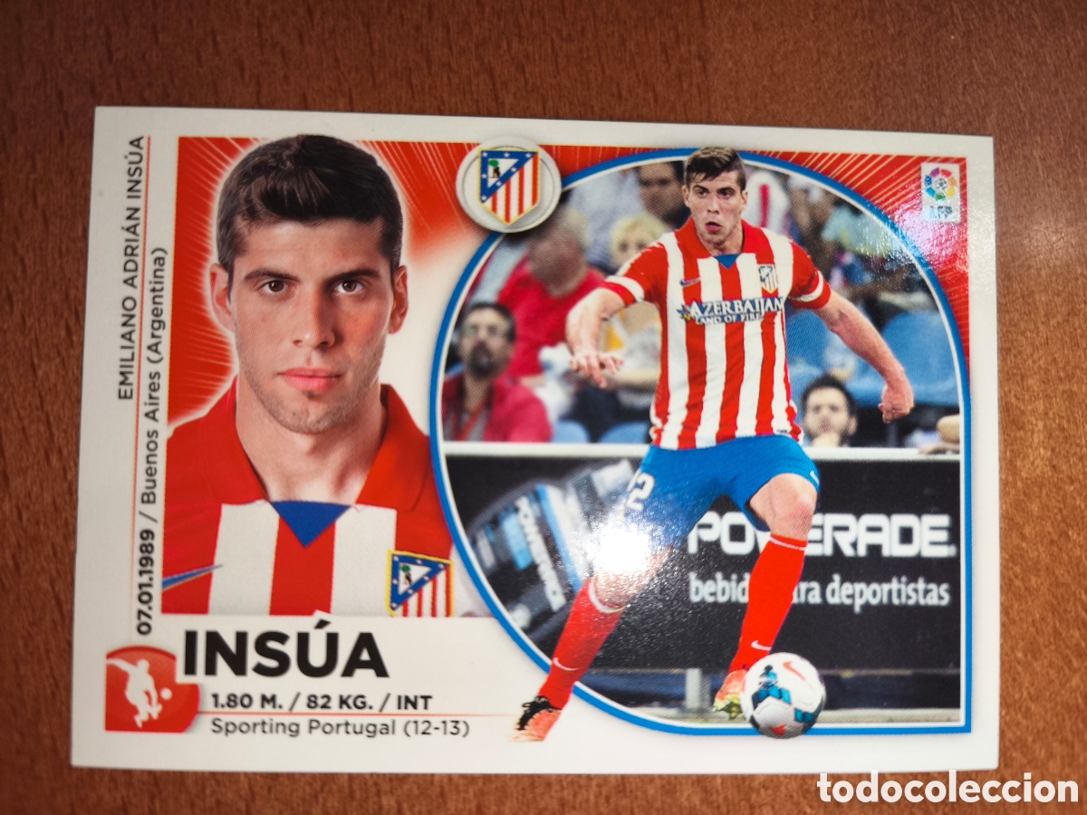 Cromos de f&uacute;tbol: Insua n&deg;7 liga este 14/15 Atl&eacute;tico De Madrid
